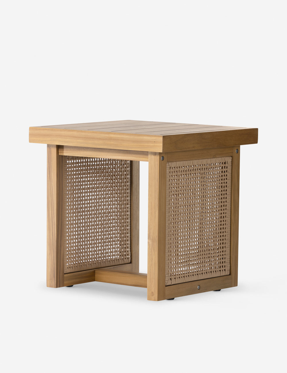 Anson Indoor Outdoor Side Table - Modern Accent Table for Living Room, Patio, and Bedroom - Perfect for Drinks, Books, and Decor