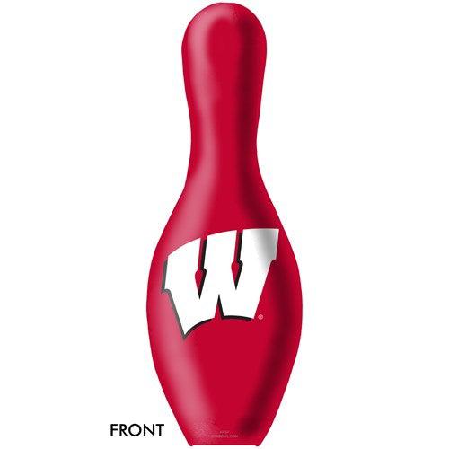 Official NCAA Wisconsin University Bowling Pin - Collectible Sports Memorabilia for Badgers Fans - Perfect for Game Day, Tailgating & Home Decor
