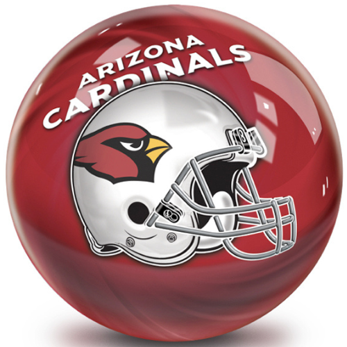 Arizona Cardinals NFL Helmet Swirl Bowling Ball - Official Team Logo Design for Bowling Enthusiasts & Football Fans - Perfect for League Play, Tournaments, and Game Day Celebrations