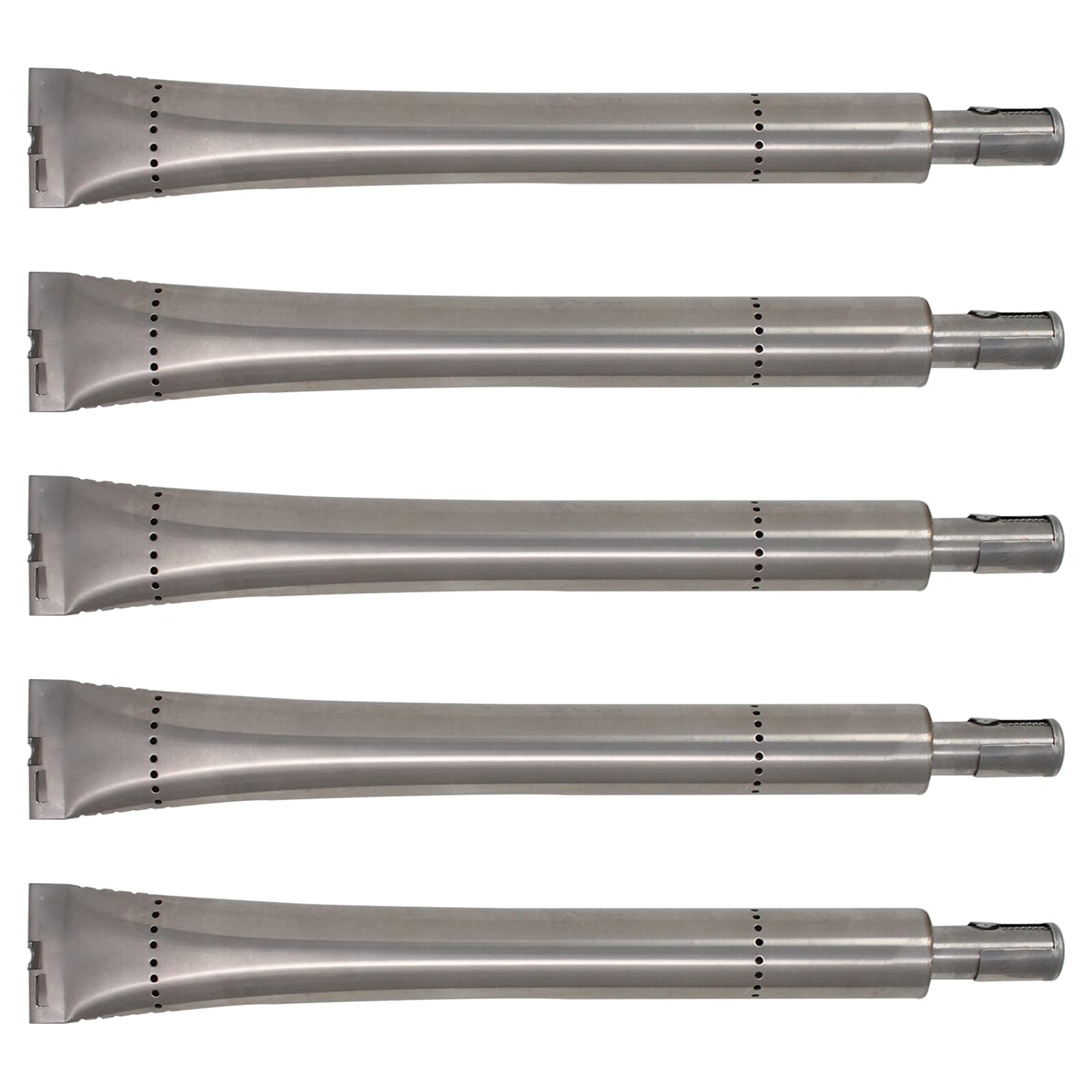 **UpStart Components 5-Pack Stainless Steel BBQ Gas Grill Tube Burner Replacement Parts - Compatible with Huntington 6962-64C, Weber, Char-Broil & More - Perfect for Outdoor Grilling & Backyard Barbecues**