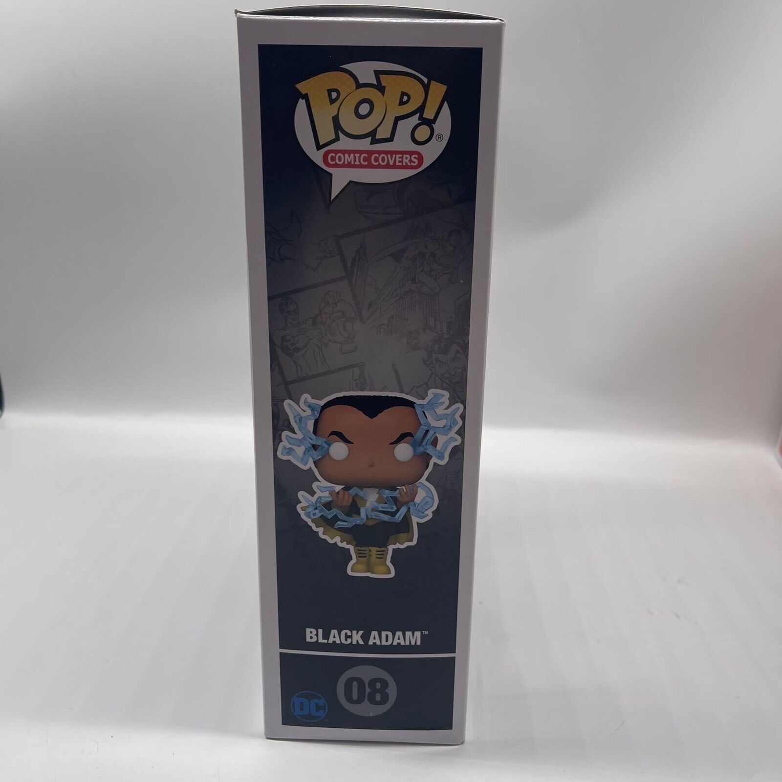 Black Adam Glow in The Dark #08 Funko Pop Vinyl Figure - DC Comics Collectible for Movie Fans & Home Display