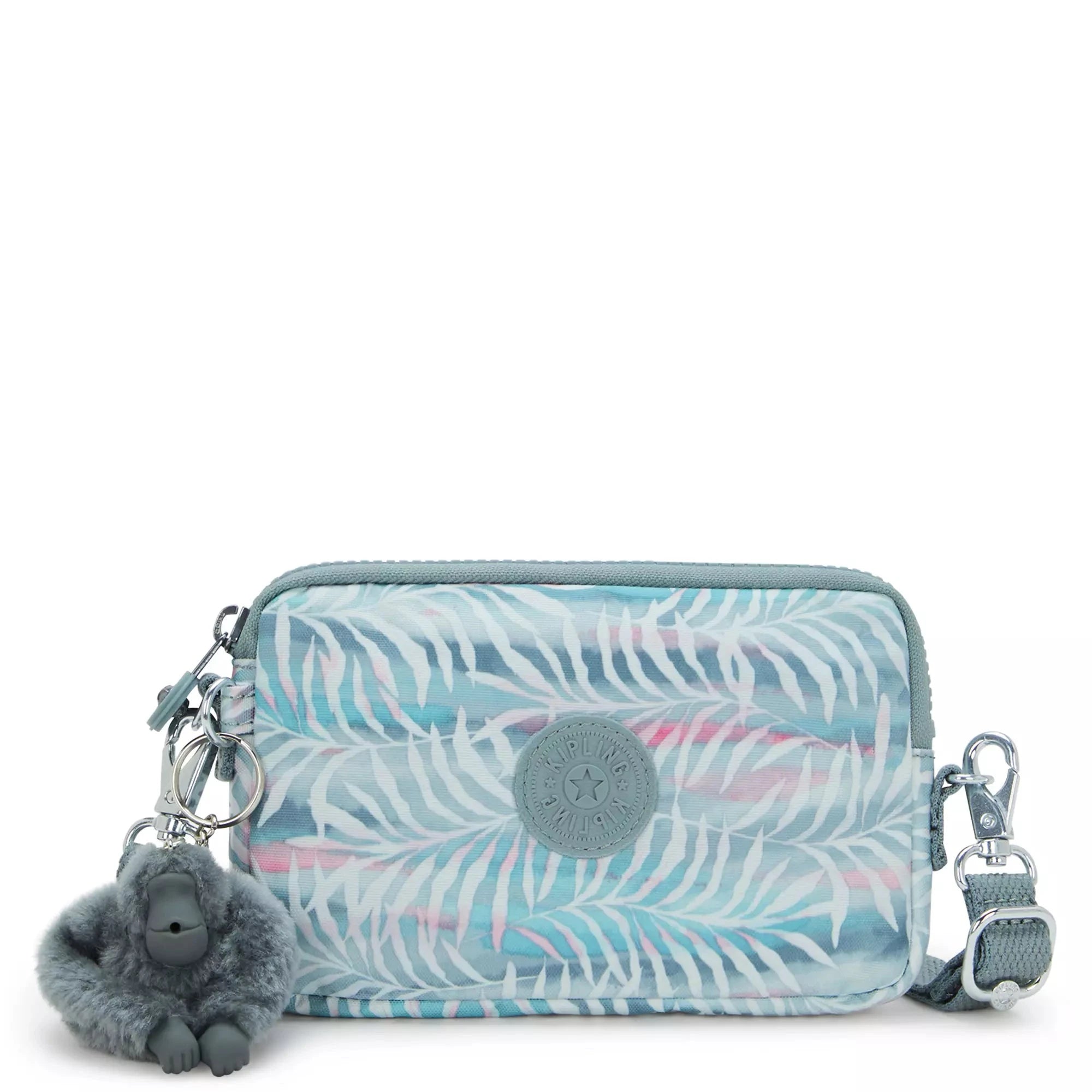 Kipling Limmo Printed Crossbody Bag - Palm Tree Leaves Design, Lightweight & Durable Shoulder Purse for Women | Perfect for Travel, Shopping & Everyday Use