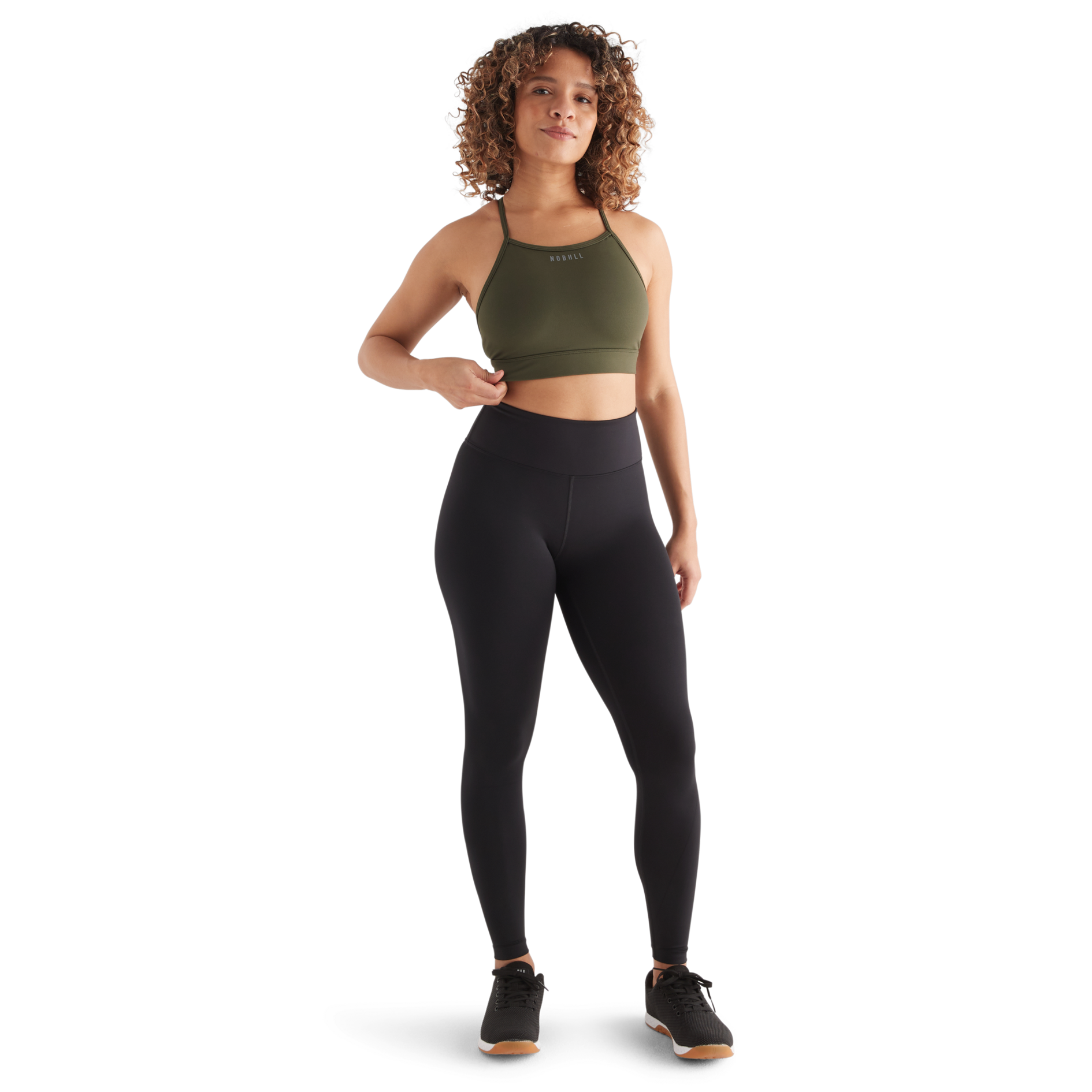 High Neck Sports Bra for Women - Breathable Matte Workout Top for Running, Yoga & Gym - Comfortable Supportive Activewear