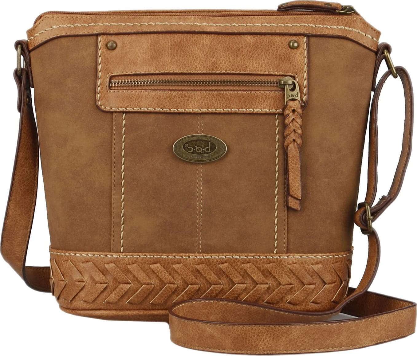 B.O.C. Glanton Crossbody Bag for Women - Stylish Leather Shoulder Purse with Adjustable Strap, Perfect for Everyday Use, Travel, and Shopping