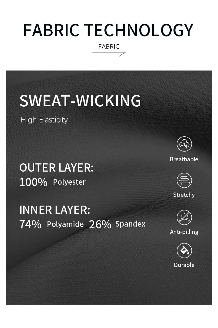 2 in 1 Tennis Leggings with Built-in Shorts - High Waist Workout Yoga Pants for Women - Perfect for Running, Gym & Tennis Training