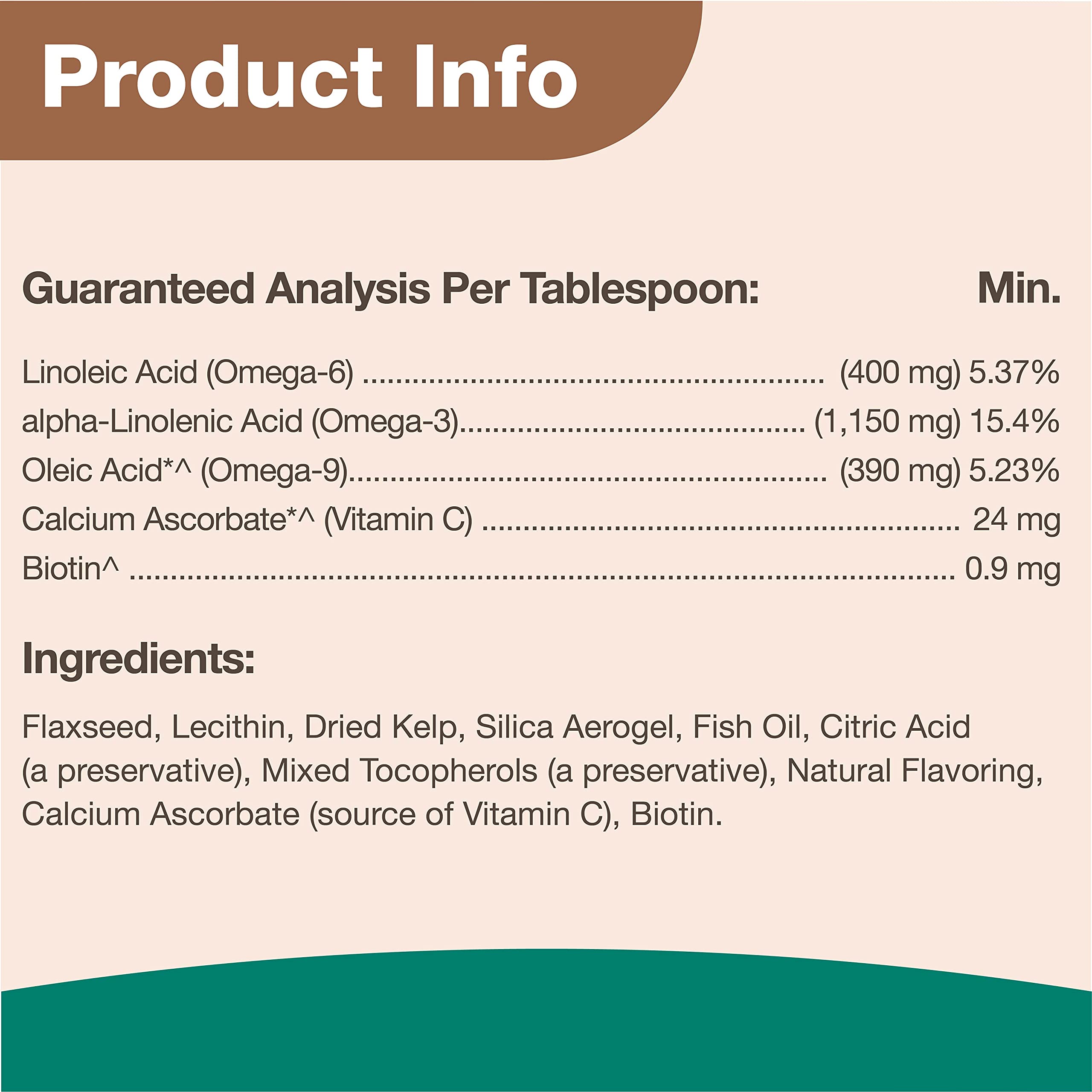 NaturVet Ultimate Skin & Coat Powder Supplement for Dogs & Cats - Omega 3 6 9 Fatty Acids, 14oz | Made in USA with Global Ingredients | Supports Healthy Fur & Itch Relief for Pets