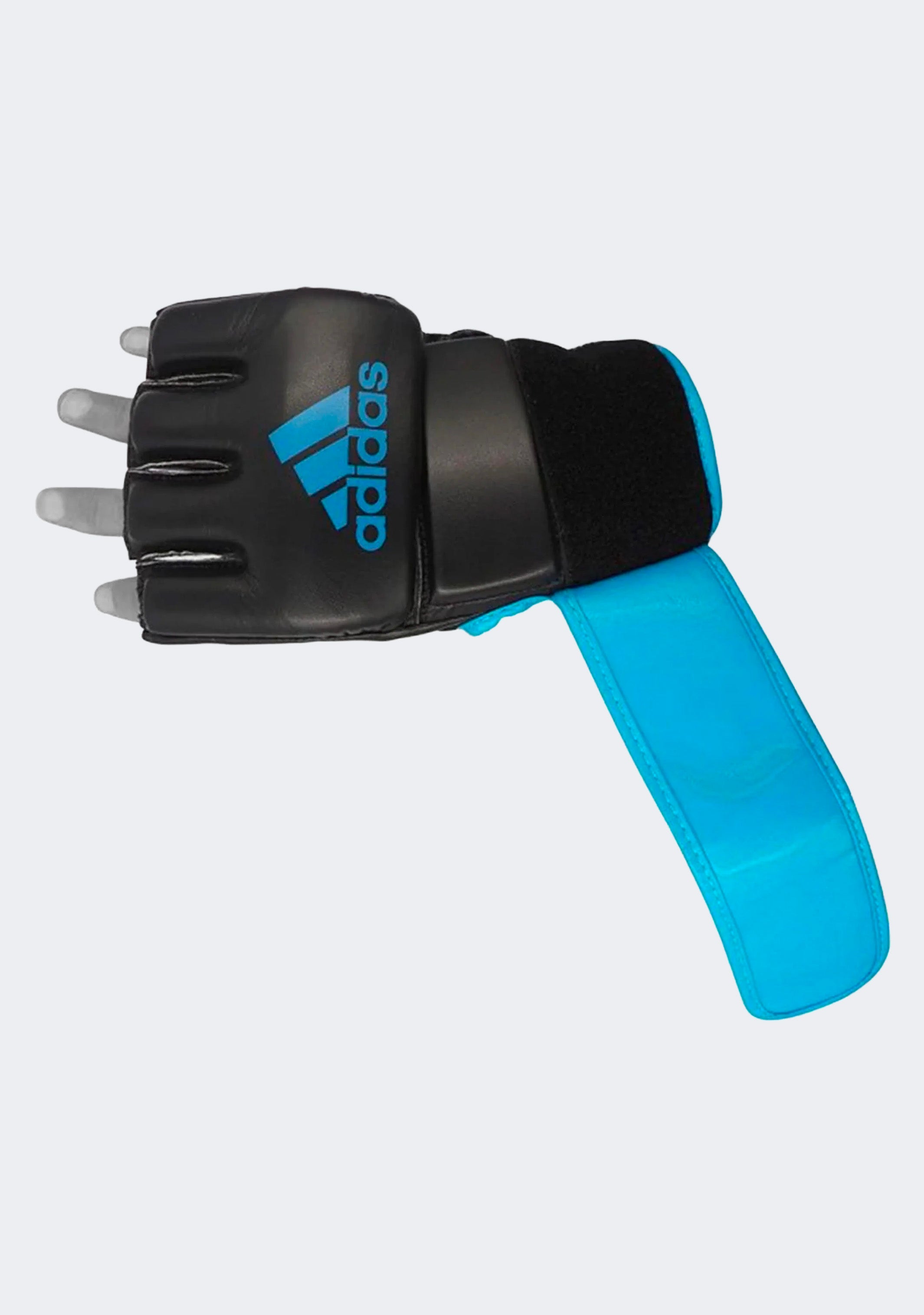 Adidas MMA Training Mitts for Sparring & Combat - Black/Blue Boxing Gloves for Men & Women - Perfect for MMA, Kickboxing, and Muay Thai Training