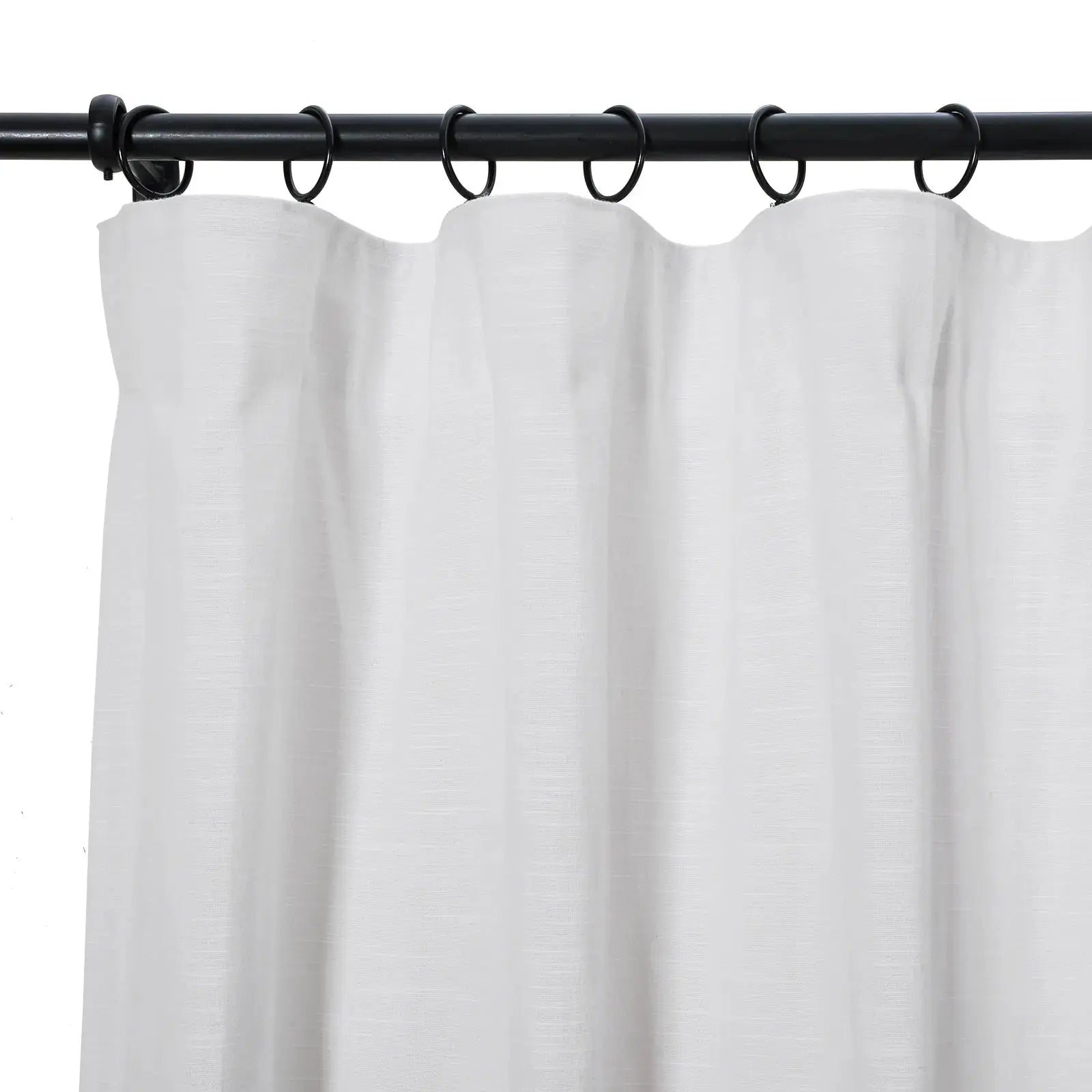 Luxury Linen Cotton Curtains - Soft Top Blackout Drapes for Living Room & Bedroom - Elegant Window Treatments for Home Decor