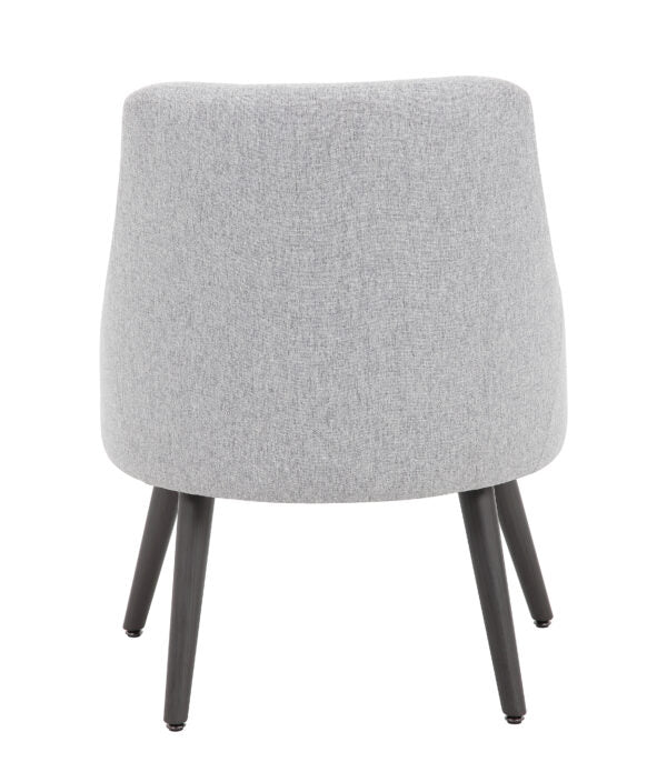 Boss Boyle B579 Guest Chair - Grey Fabric Office Chair for Reception, Conference Room & Waiting Area - Ergonomic & Comfortable Seating Solution for Business & Home Use