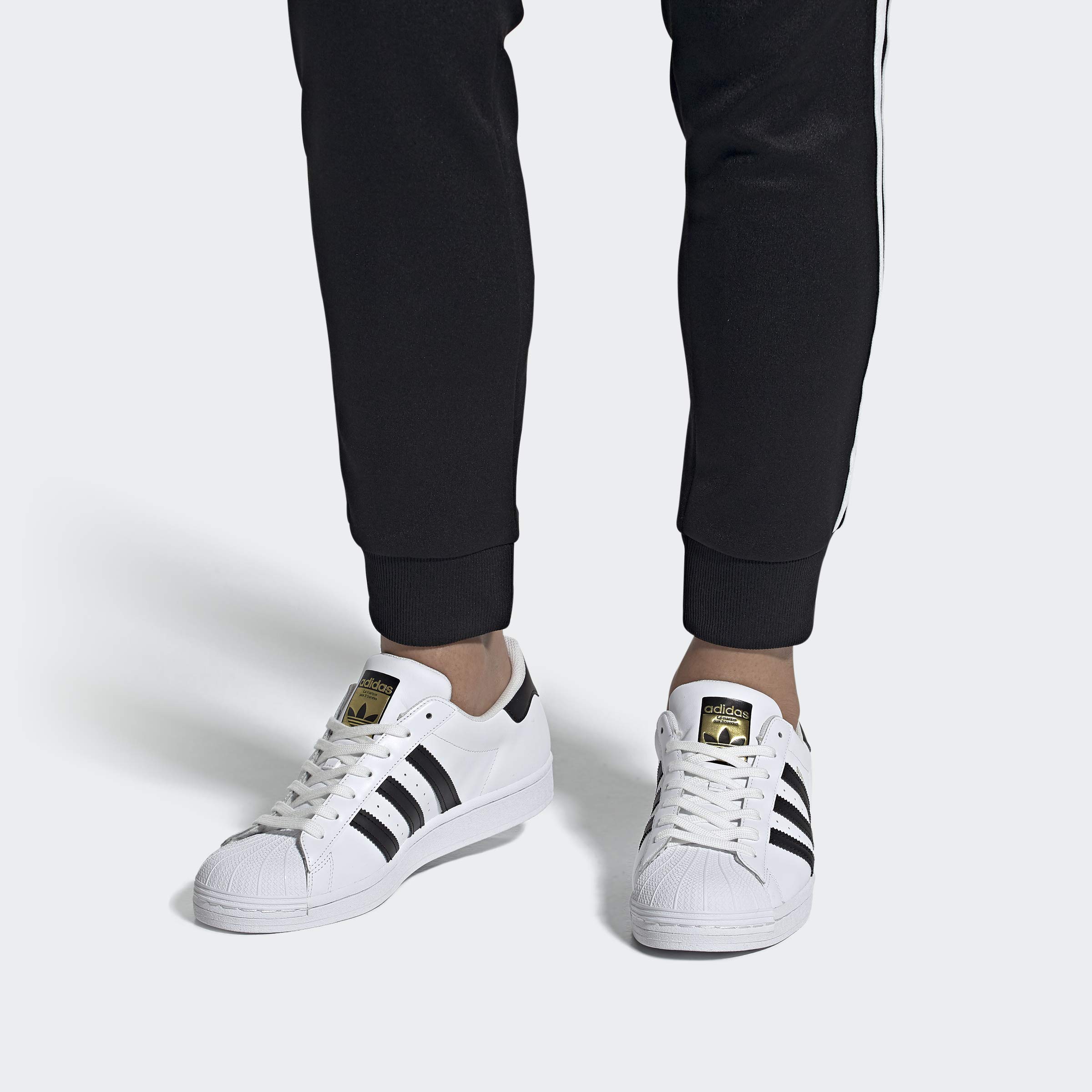 adidas Men's Superstar Legacy Sneakers - Classic White Leather Low-Top Shoes with Shell Toe | Casual, Streetwear & Everyday Wear