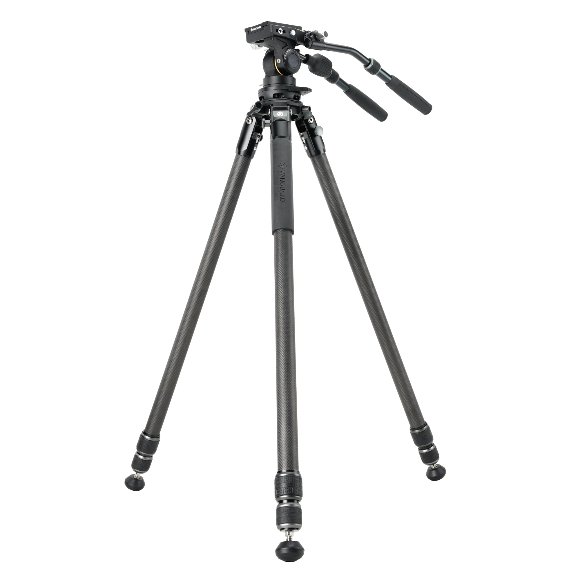 Alta Pro 3VRL 303CV18 Professional Carbon Fiber Video Tripod with Fluid Pan Head - Perfect for Filmmaking, Photography & Live Streaming