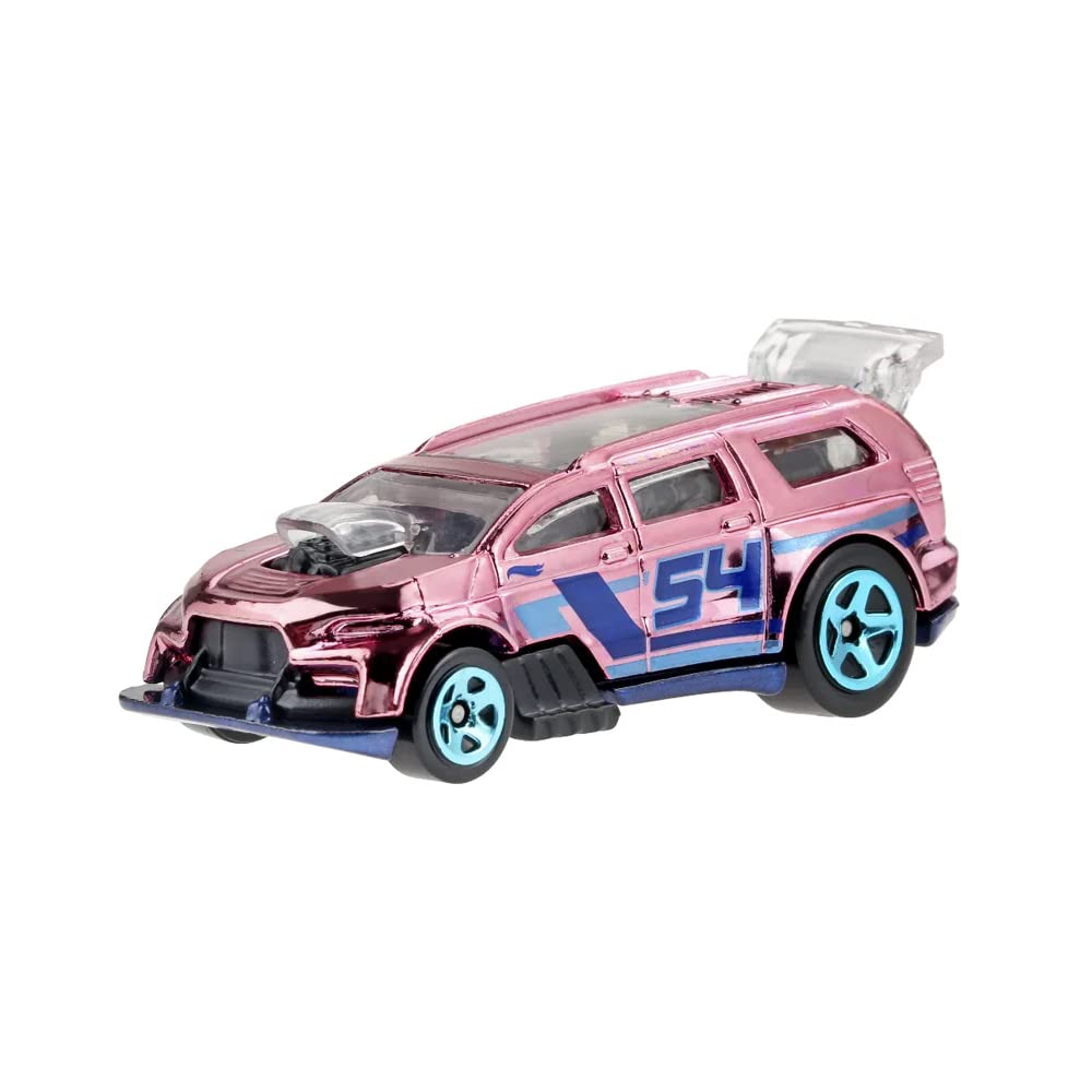 Hot Wheels Pearl & Chrome 2022 Nitro Tailgater Die-Cast Car - Collectible Toy Vehicle for Kids & Adults - Perfect for Display, Racing & Gift Giving