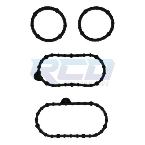 Fel Pro 6.7L Power Stroke 2011-2019 Engine Oil Cooler Gasket Set - Compatible with Ford F250 F350 F450 Super Duty Trucks - High Performance Replacement Part for Diesel Engines