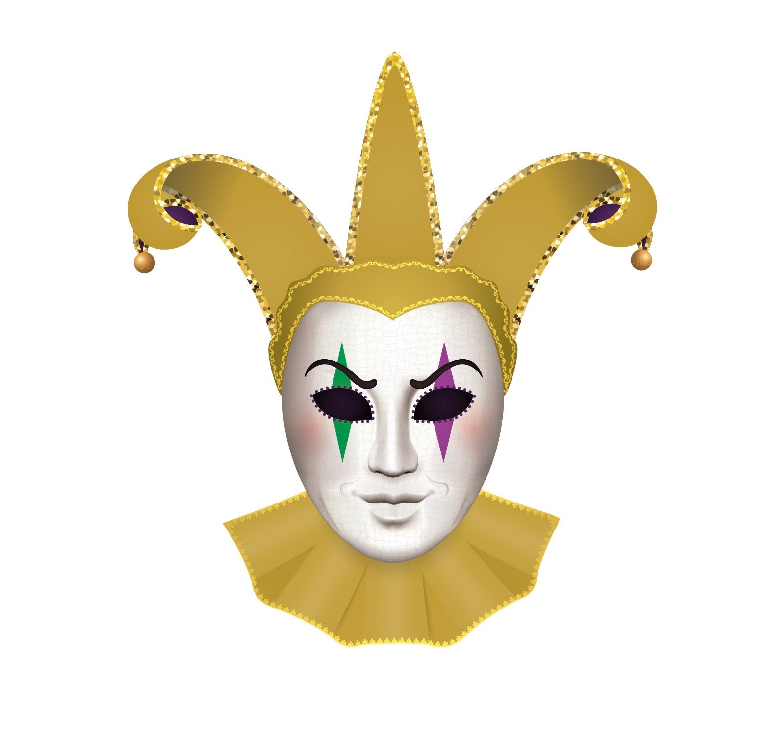Venetian Mask Decals - Elegant DIY Home Decor & Party Supplies for Mardi Gras, Halloween, and Venetian-Themed Events