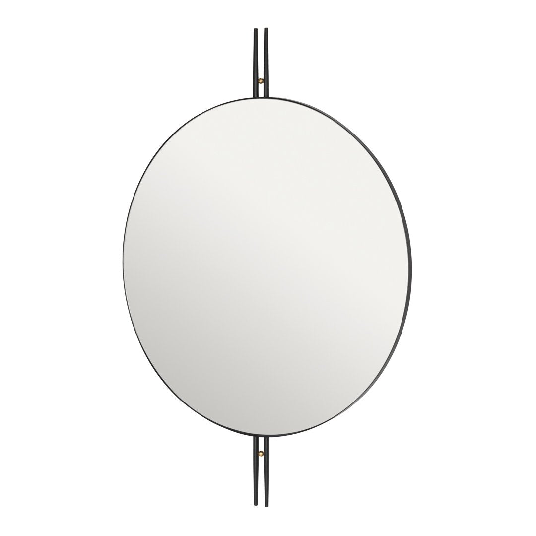 Gubi Gamfratesi Ioi Wall Mirror - Modern Round Decorative Mirror for Living Room, Bedroom & Entryway - Elegant Home Decor & Functional Wall Art