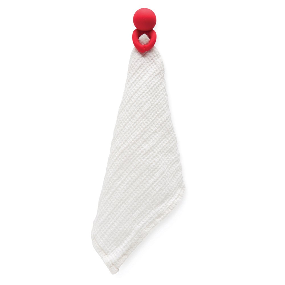 Red Monkey Business Modesto Towel Holder - Bathroom & Kitchen Wall Mounted Organizer for Hand & Dish Towels