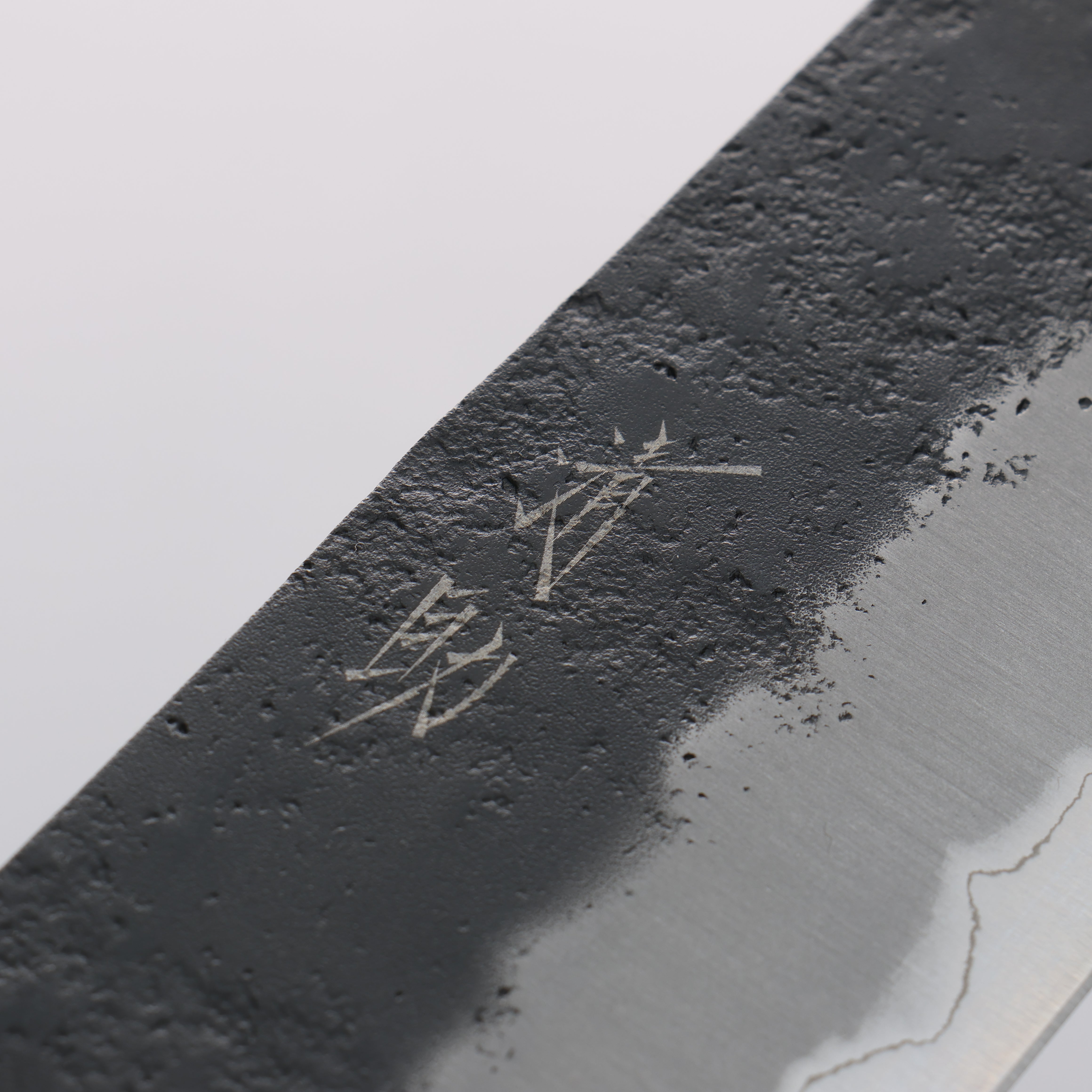 Premium Seisuke Blue Super Black Nashiji Gyuto 240mm Japanese Chef Knife with Rosewood Handle & White Pakka Wood Ferrule - Perfect for Sushi, Meat Cutting & Professional Kitchen Use