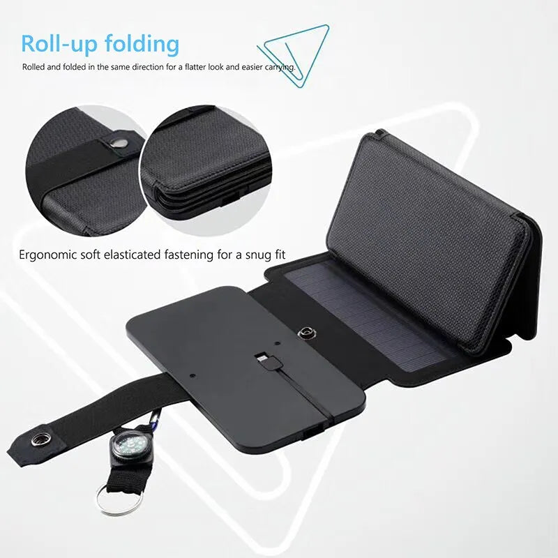 Portable Foldable Solar Panels for Camping, Hiking & Emergency Power - 100W Waterproof Solar Charger for Phones, Laptops & Outdoor Gear