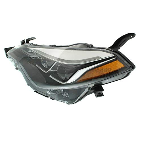 Toyota Corolla 2017-2019 LED Daytime Running Lights & Halogen Headlight Assembly Set - Left & Right Pair for Improved Visibility & Safety | Perfect for Night Driving, Foggy Conditions & Enhanced Style