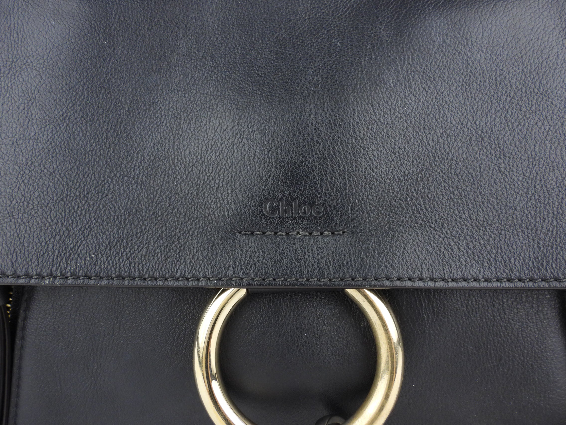 Chloe Black Leather Faye Day Two-Way Crossbody Shoulder Bag for Women | Luxury Designer Handbag for Work, Travel & Everyday Use