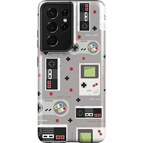 Skinit Pro Protective Phone Case for Samsung Galaxy S21 Ultra 5G - Retro Nintendo Gaming Design | Durable Shockproof Cover for Everyday Use & Gaming Enthusiasts