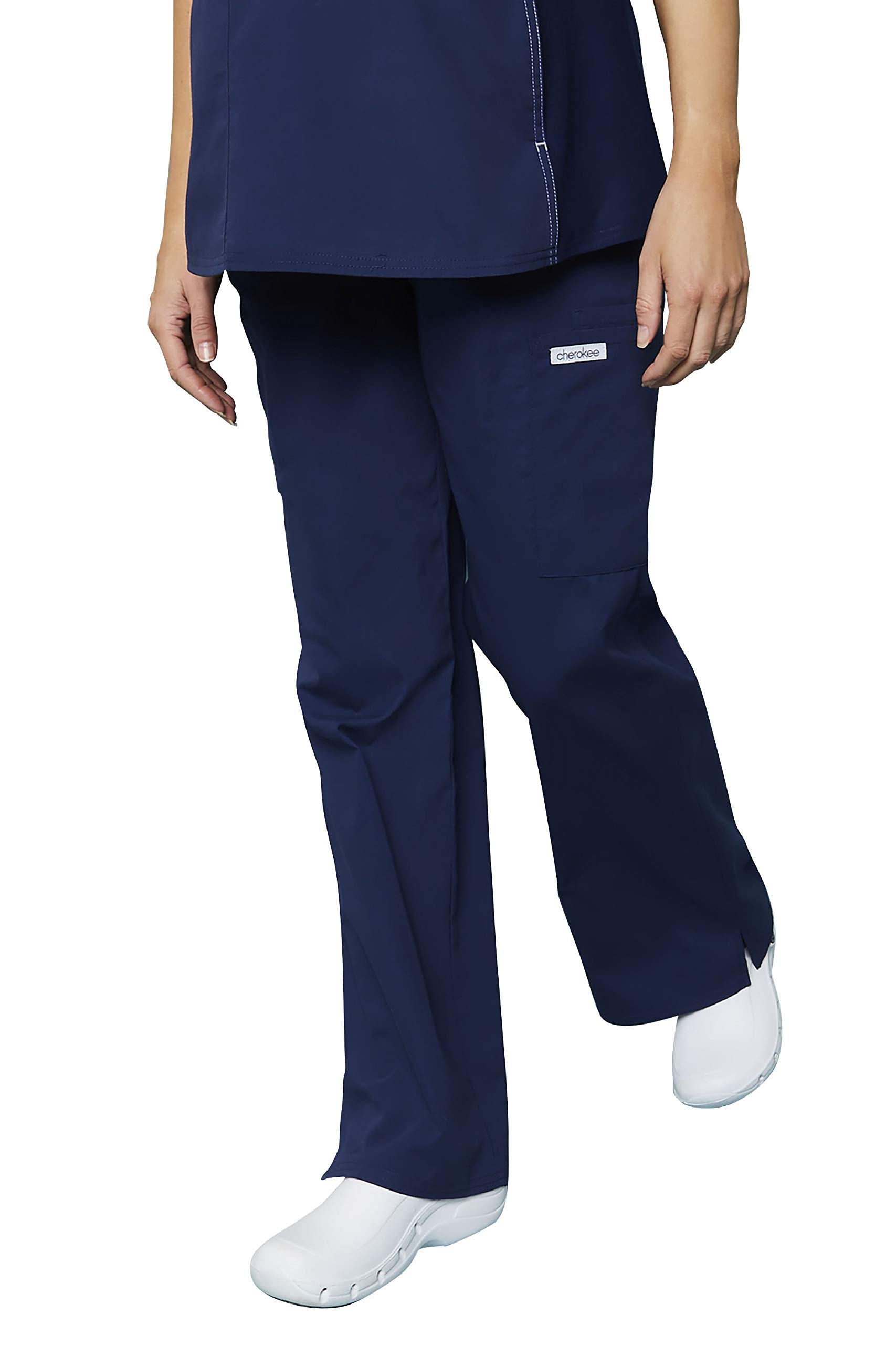 Cherokee Women's Maternity Scrubs Pants - Stretchy Elastic Waist for Comfort | Perfect for Nurses, Doctors & Healthcare Professionals