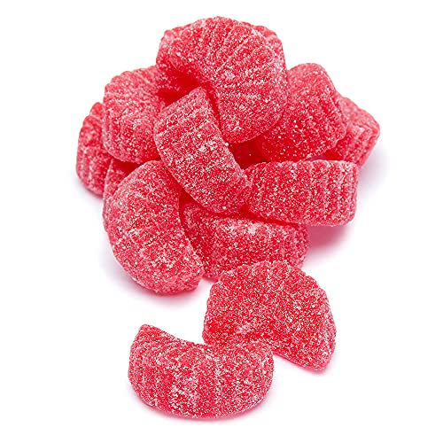 Red Cherry Slices Candy - Bulk 5 lb Bag - Sweet & Tart Cherry Flavored Hard Candy - Perfect for Candy Buffets, Party Favors, and Gift Baskets