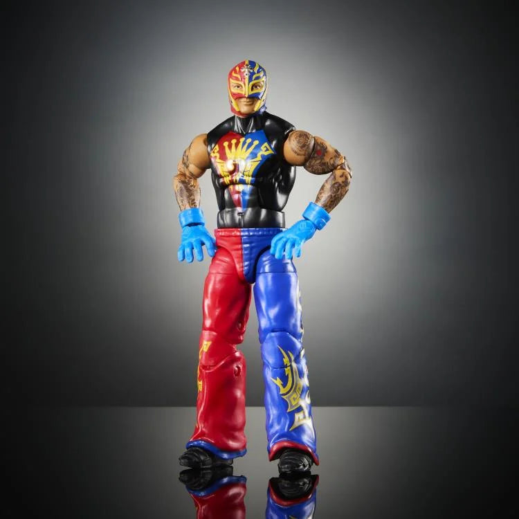 Rey Mysterio WWE Elite Collection Greatest Hits 2025 Action Figure - Authentic Wrestling Collectible for Fans & Display - Perfect for Home Decor, Gift Giving, and WWE Memorabilia Collections