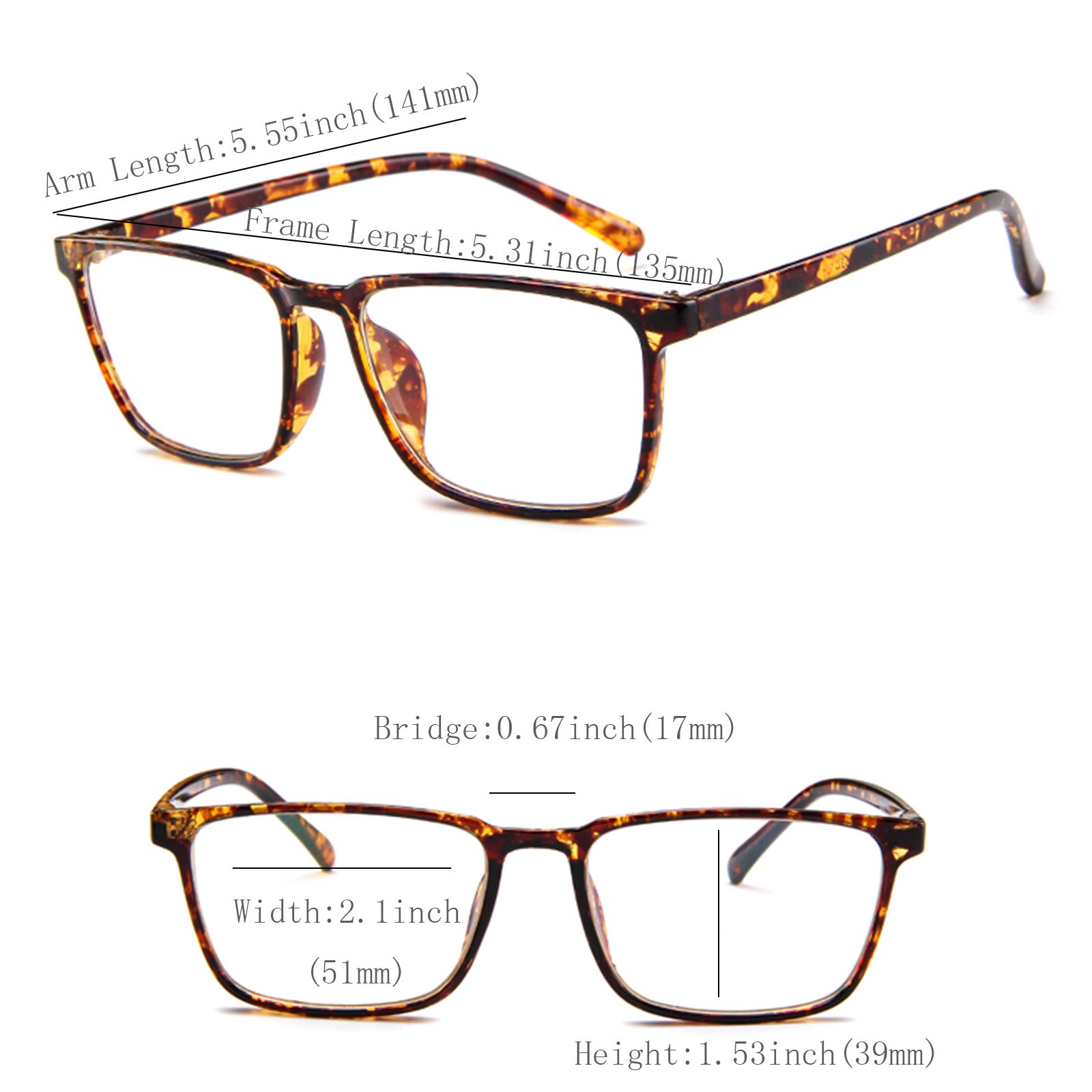 Oripoxic Distance Glasses for Men & Women -3.50 Prescription, Lightweight Myopia Eyewear for Nearsightedness - Perfect for Driving, Watching TV & Daily Use