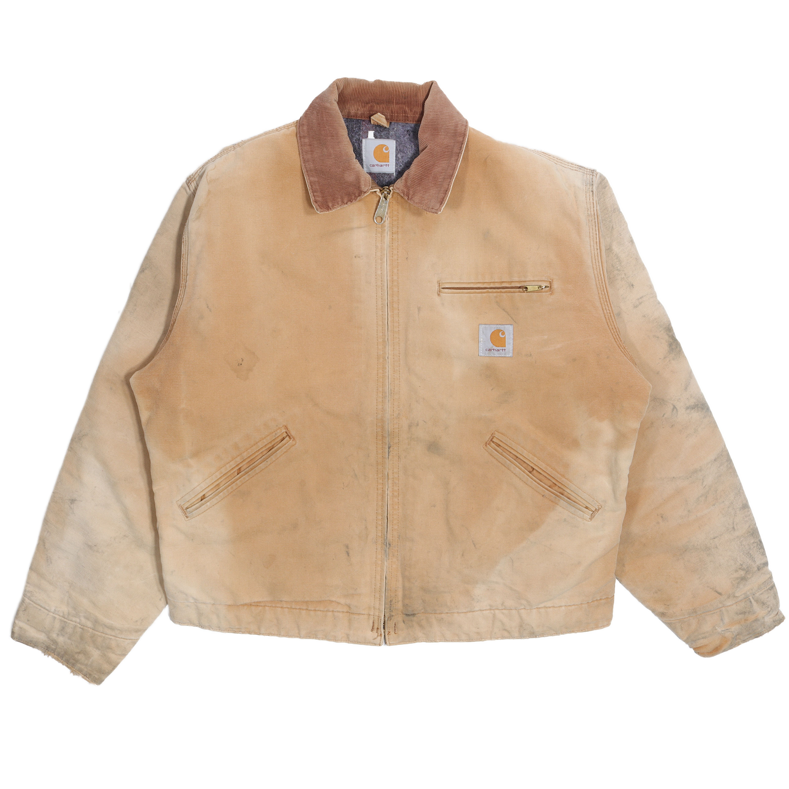 Vintage 1990s Carhartt Detroit Work Jacket - Durable Men's Heavy Duty Outerwear for Construction, Farming & Outdoor Workwear