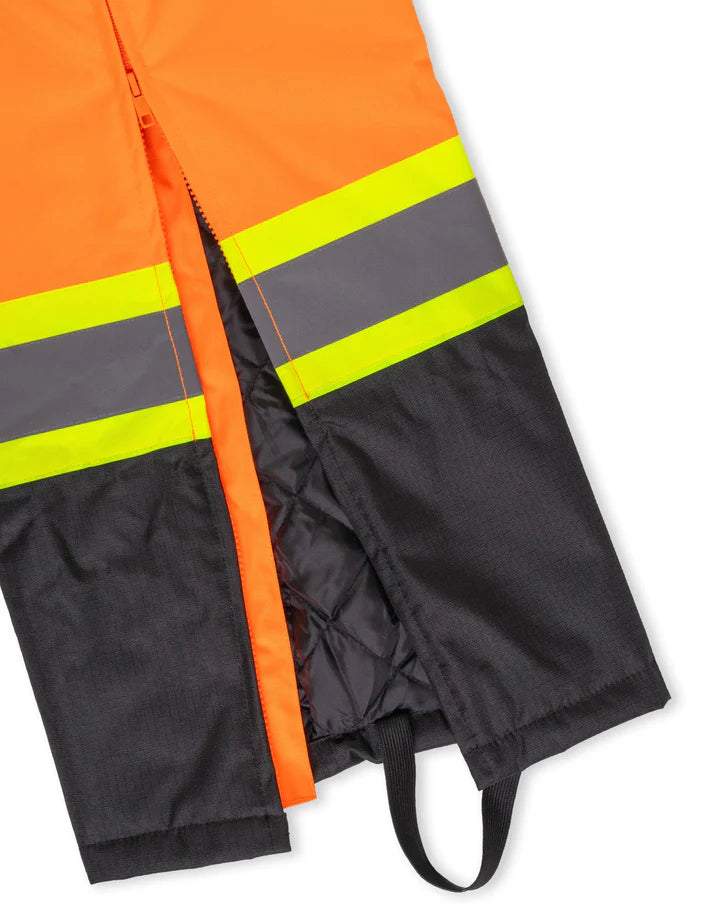 Forcefield Hi-Vis Winter Safety Overalls EN835R - High Visibility Workwear for Cold Weather Construction & Outdoor Jobs
