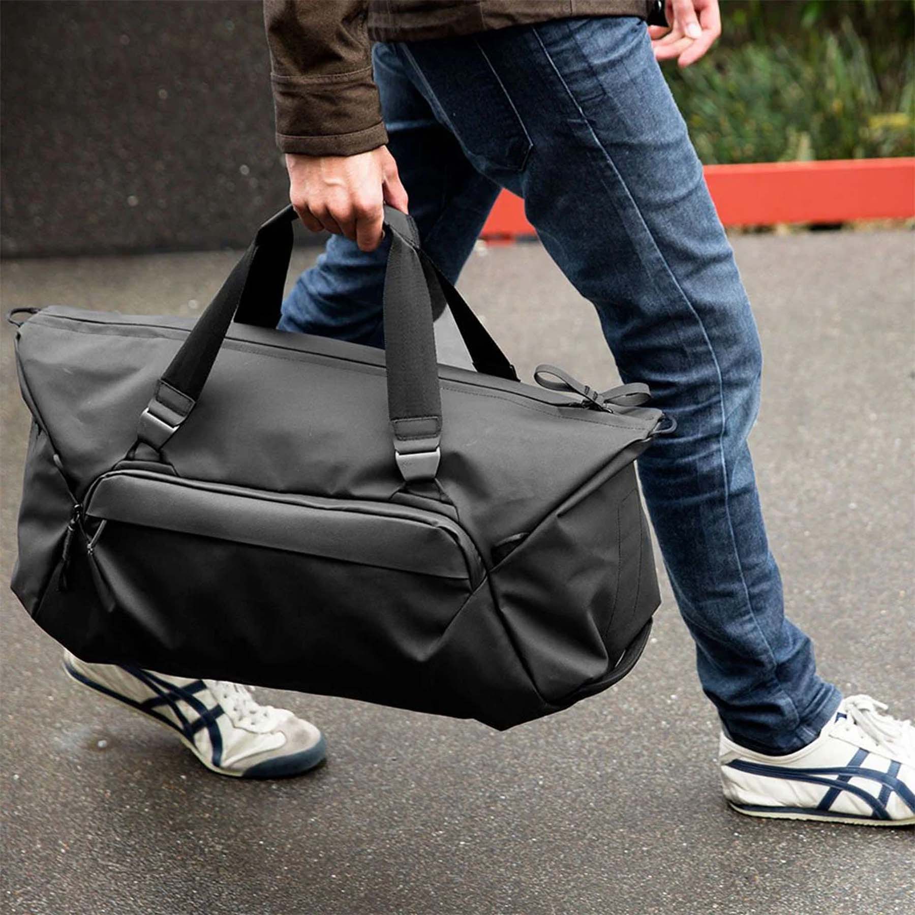 Peak Design Travel Duffel 35L - Waterproof Carry-On Duffel Bag for Travel & Outdoor Adventures - Perfect for Airplane, Camping & Gym Use