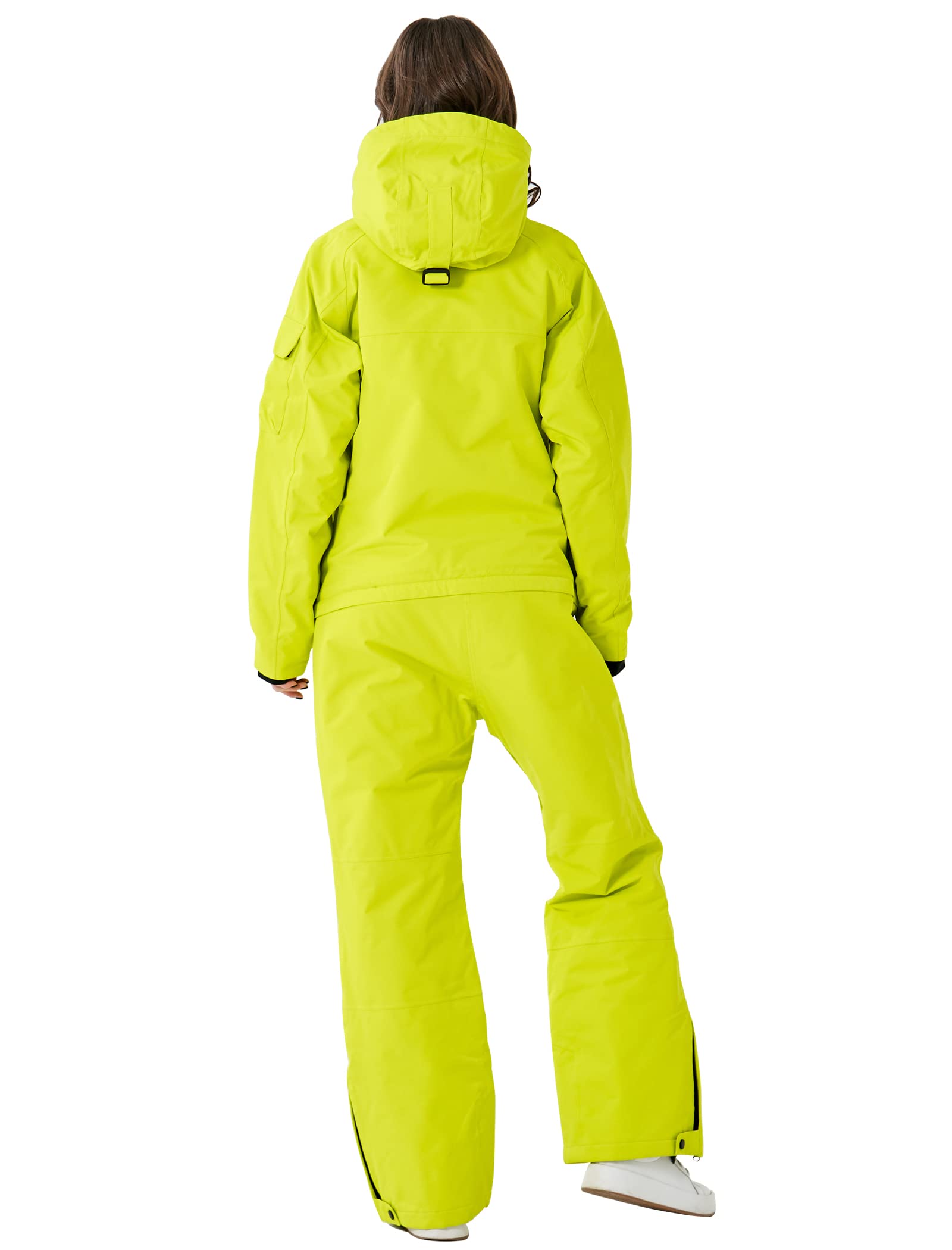 Women's Waterproof Ski Jumpsuit - Winter Snowsuit One-Piece for Skiing & Snowboarding | Thermal Insulated Snow Coveralls for Women | Perfect for Ski Resorts, Snow Sports & Outdoor Winter Activities