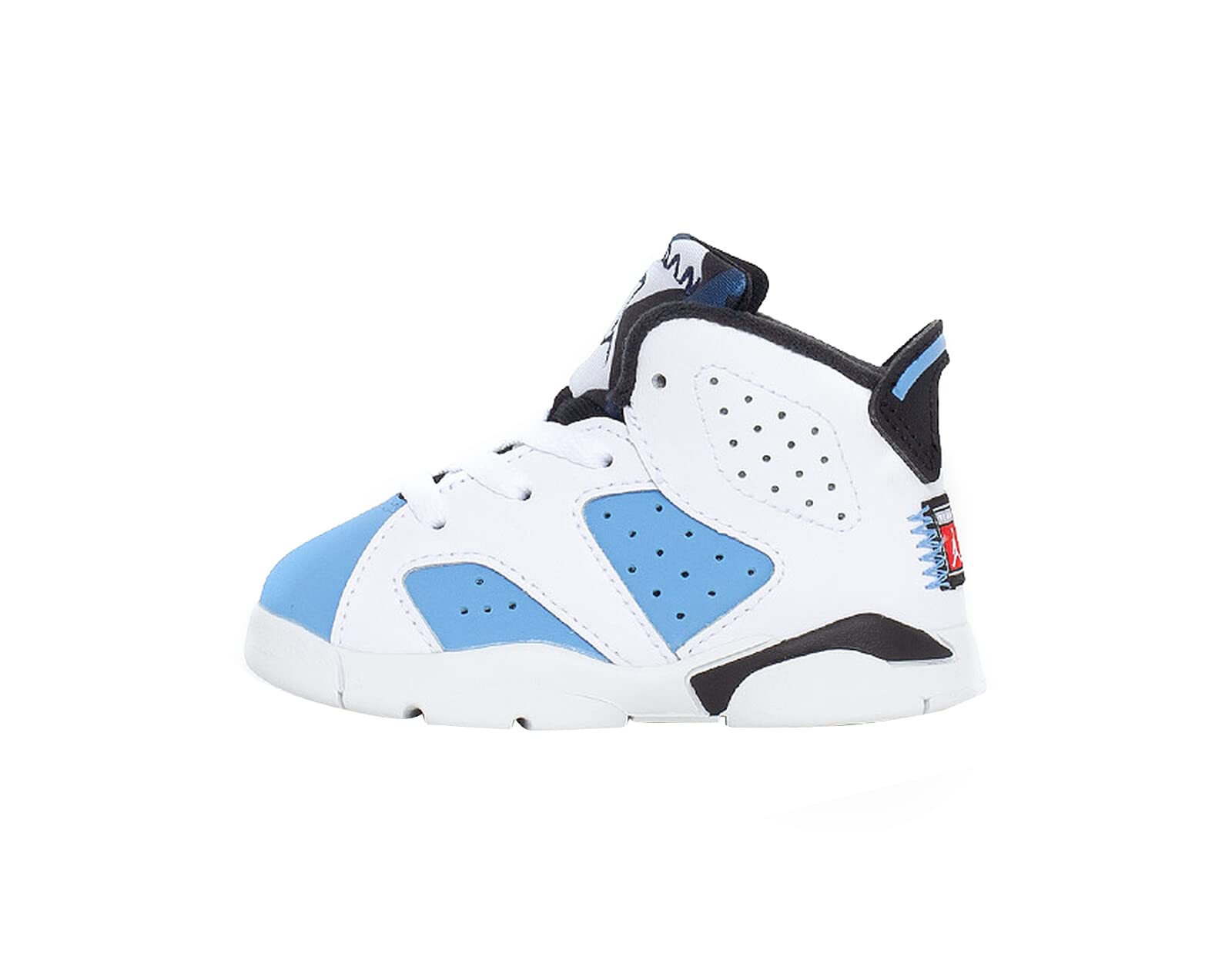 Jordan 6 Retro UNC University Blue/White-Black Sneakers for Toddlers (DV3606 410) - Perfect for Playdates, Preschool & Casual Kids' Fashion