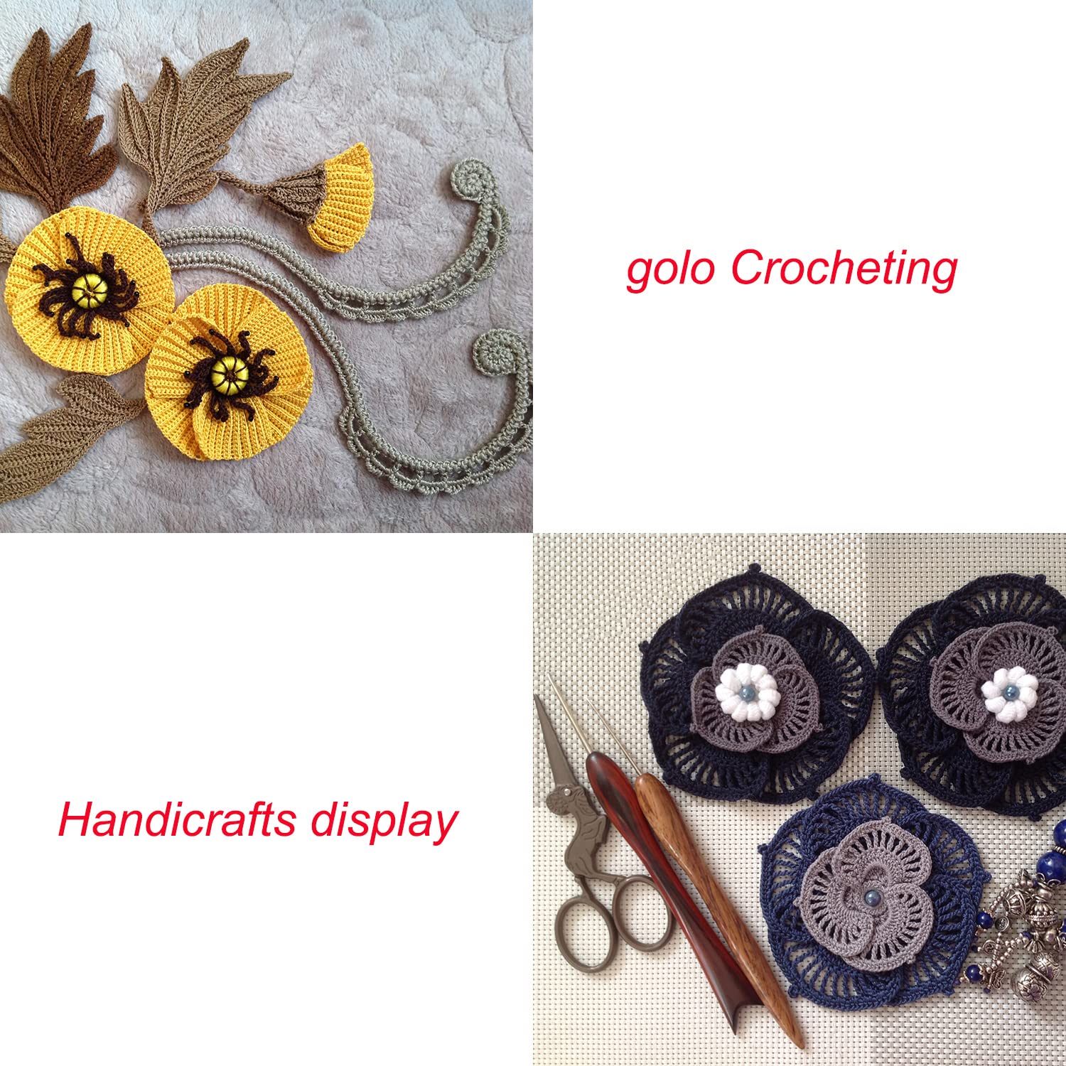 Premium Golo Crochet Thread Yarn - Soft Cotton Hand Knitting Yarn for DIY Crafts, Amigurumi & Crochet Projects - Perfect for Blankets, Scarves & Home Decor