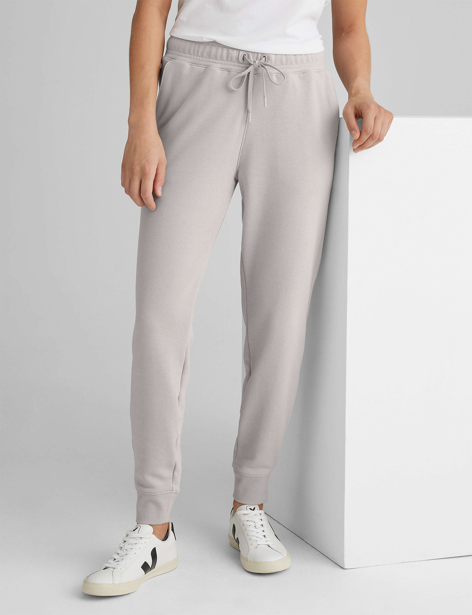 Women's French Terry Jogger Pants - Soft & Comfortable Lounge Pants for Yoga, Running & Casual Wear