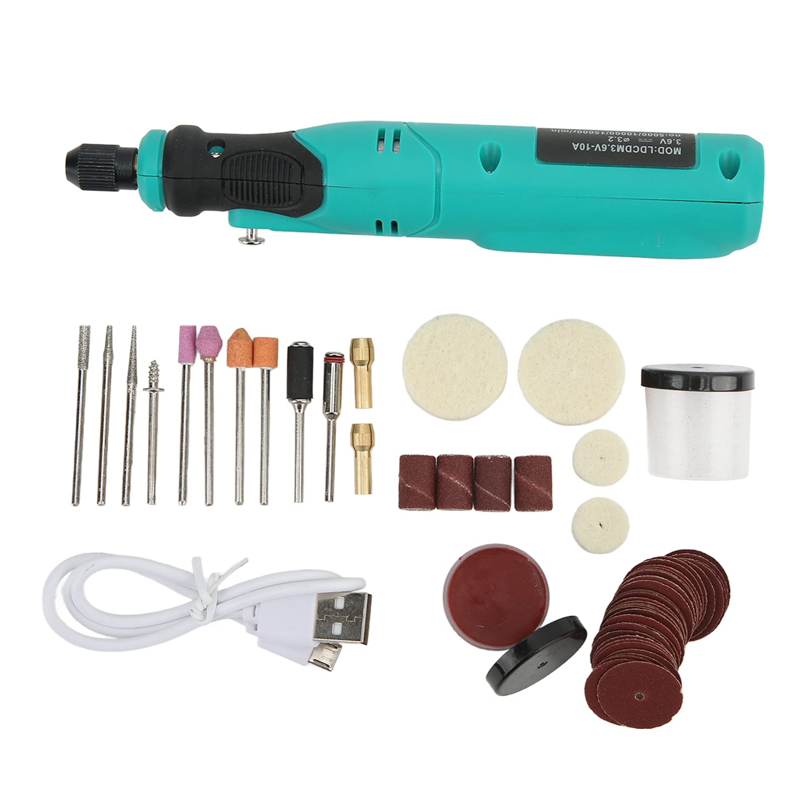 Qinlorgo Jewelry Drill - Cordless Precision Drill with Stable Concentricity for Polishing & Grinding | Perfect for Jewelry Making, DIY Crafts & Metalwork Projects