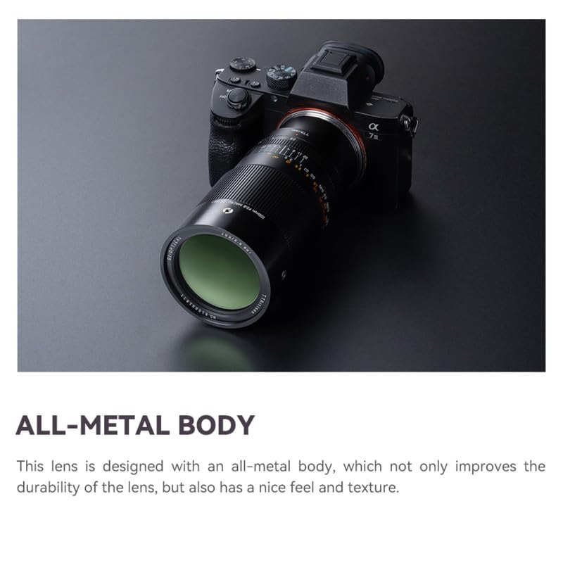 TTARTISAN 100mm F2.8 Macro Lens for Canon EF Mount - 2X Magnification Full Frame Compatible with EOS 1DX Mark III, 5D Mark IV, 6D (Perfect for Product Photography, Jewelry Close-ups & Nature Macro Shots)