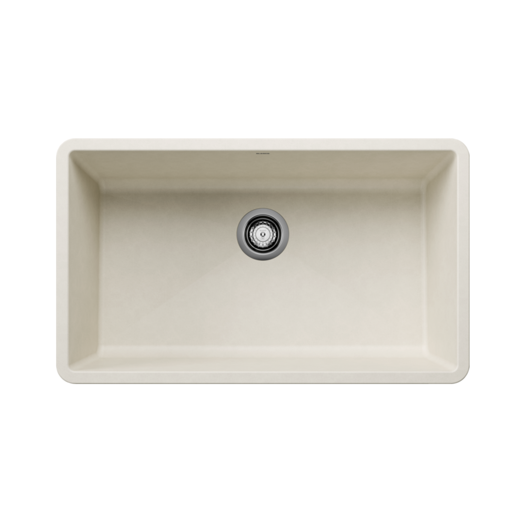 Blanco PRECIS Super Single Undermount SILGRANIT Kitchen Sink - Premium 16 Gauge Stainless Steel, Scratch-Resistant Composite Granite, Perfect for Modern Farmhouse & Contemporary Kitchen Remodels