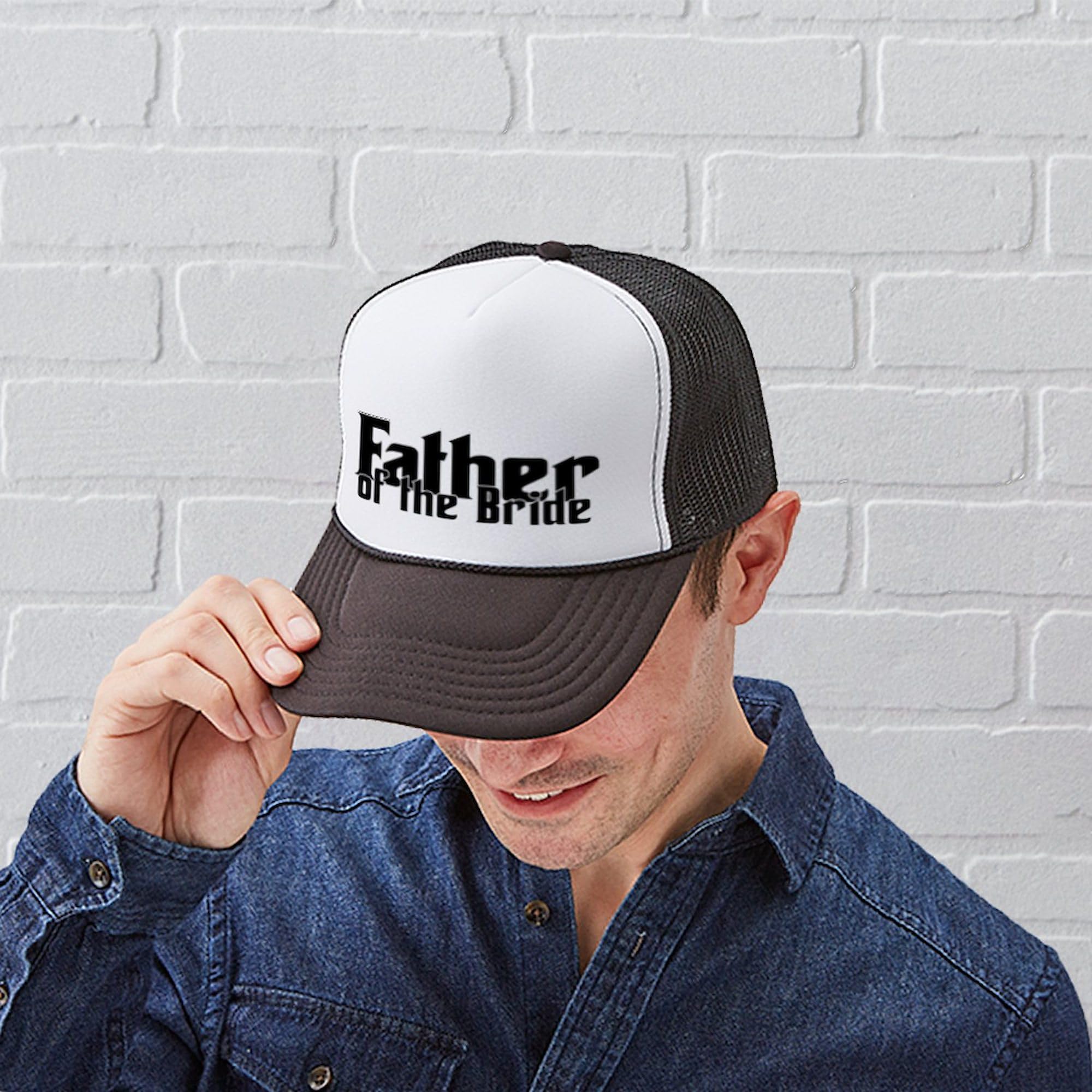 Father of The Bride Adjustable Snapback Trucker Hat - Perfect for Weddings, Parties & Casual Wear | CafePress