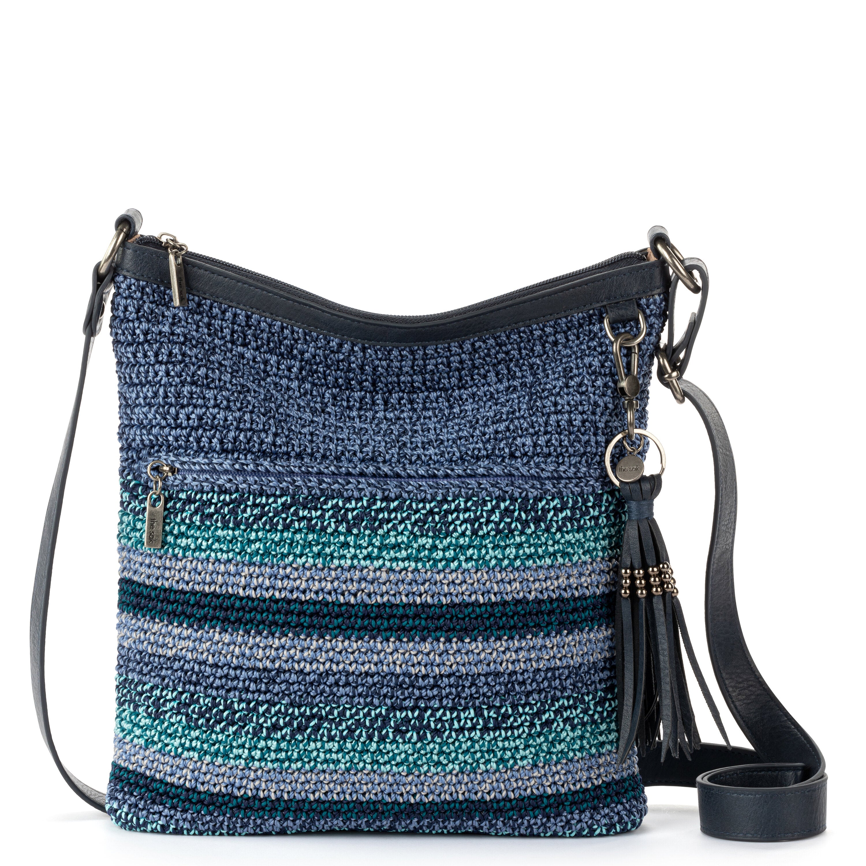 Hand Crochet - Lapis Stripe