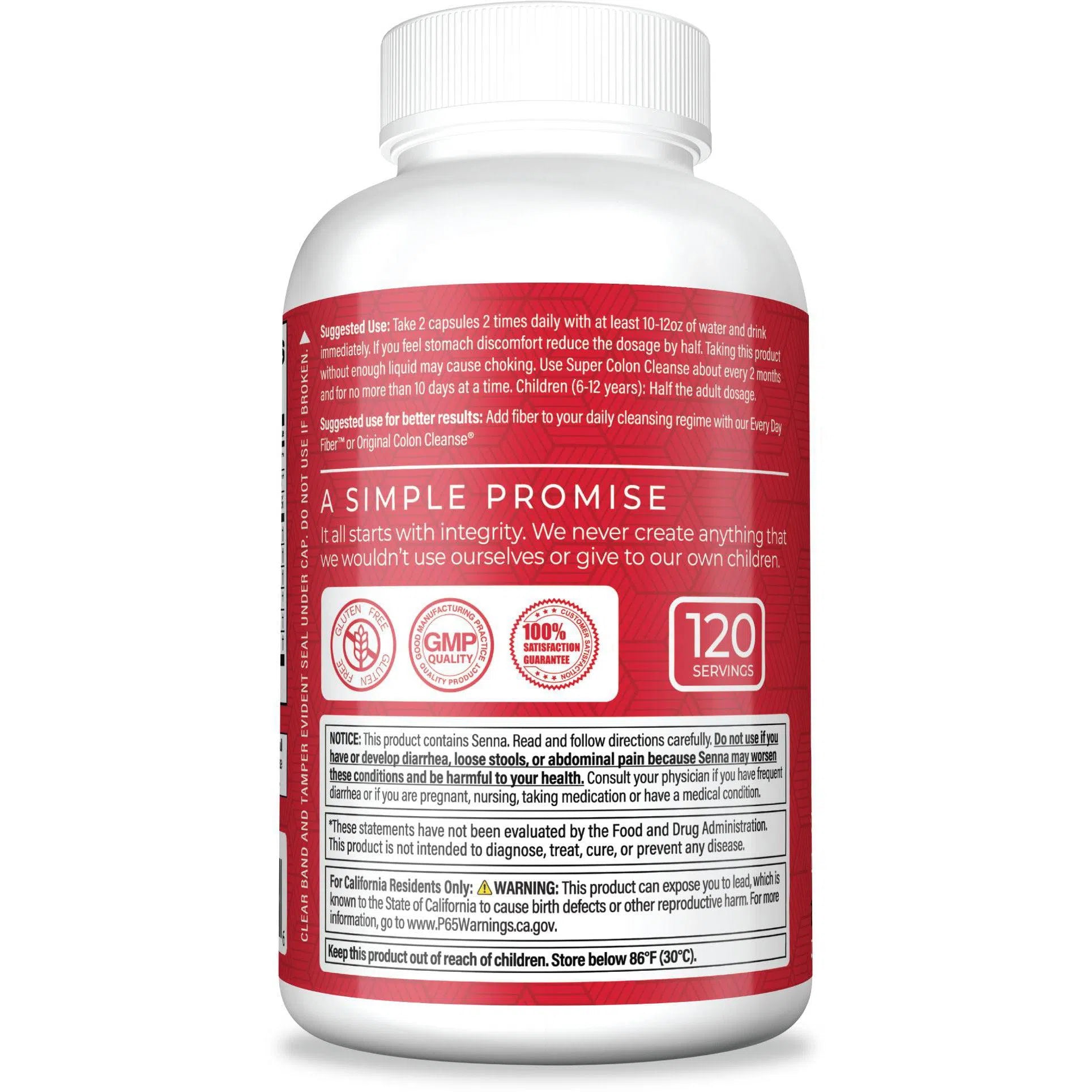 Health Plus Super Colon Cleanse Capsules - Natural Digestive Support & Detox Supplement for Gut Health | Promotes Regularity & Cleansing | Ideal for Weight Management & Wellness Routine
