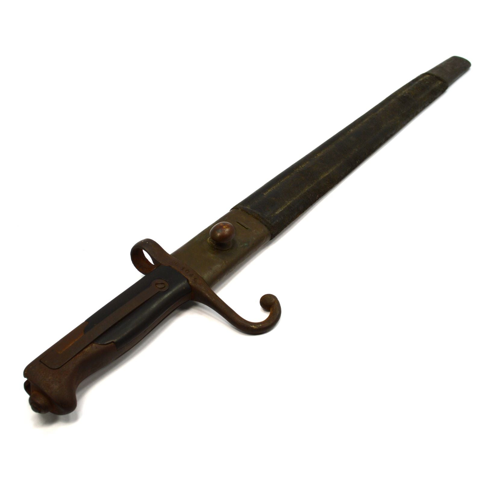 Antique Torino M1871 Sword Bayonet for Vetterli Vitali Rifles - Italian Military Collectible BG 1041 - Perfect for Historical Reenactments & Weapon Collections