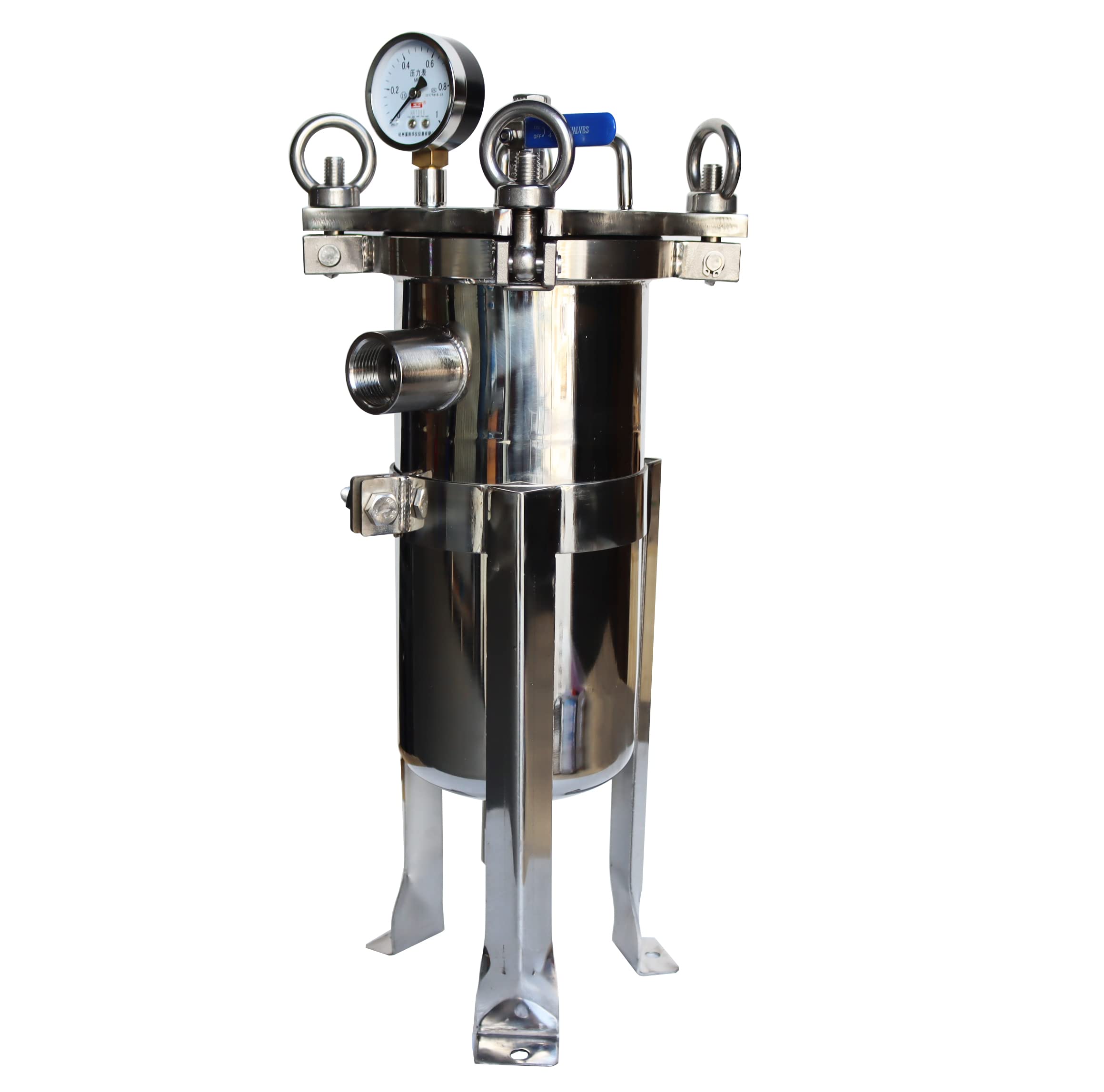 TECHTONGDA #3 Stainless Steel Water Filter Bag - 304 Grade 20 Micron for Solid-Liquid Separation | Water Treatment, Ink, Oil & Beverage Purification | Ideal for Home Brewing, Aquariums & Industrial Filtration