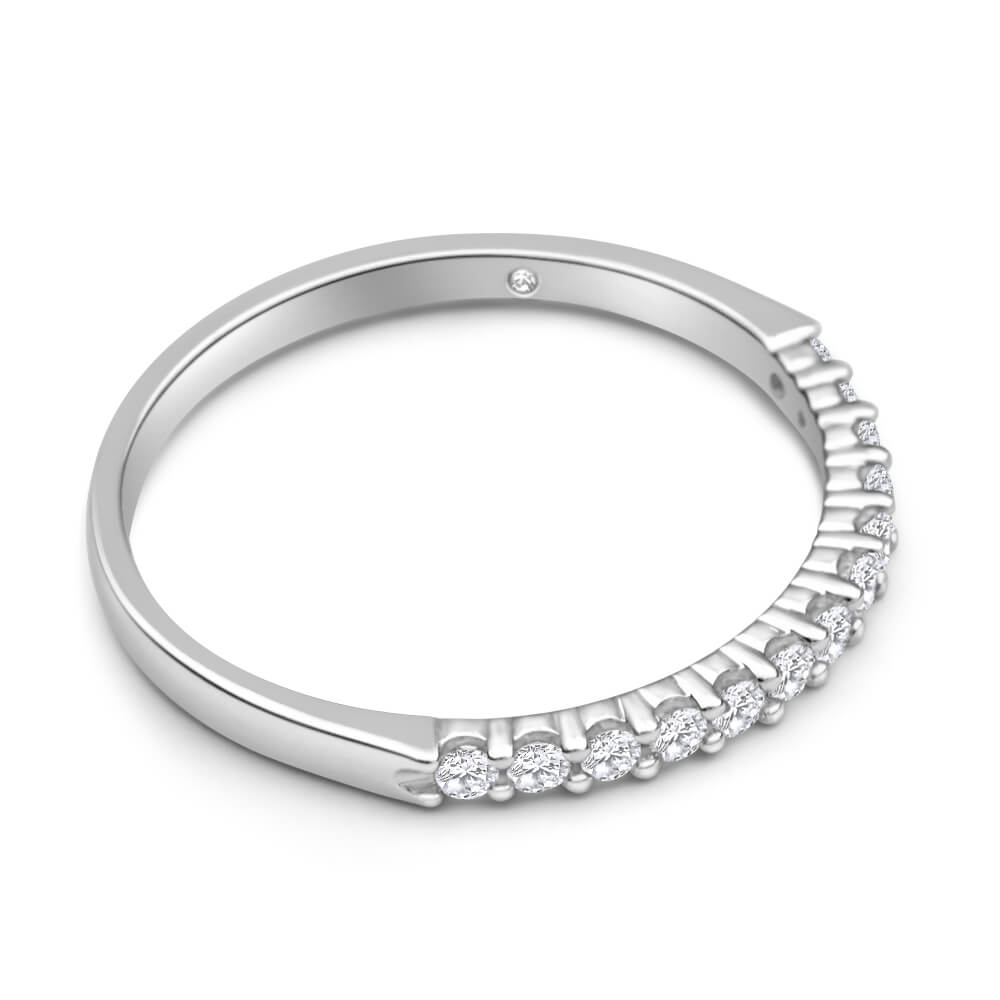 1/4 Carat Flawless Cut 18K White Gold Claw Set Diamond Ring for Engagement, Wedding & Anniversary Gifts - Perfect for Bridal Jewelry & Special Occasions