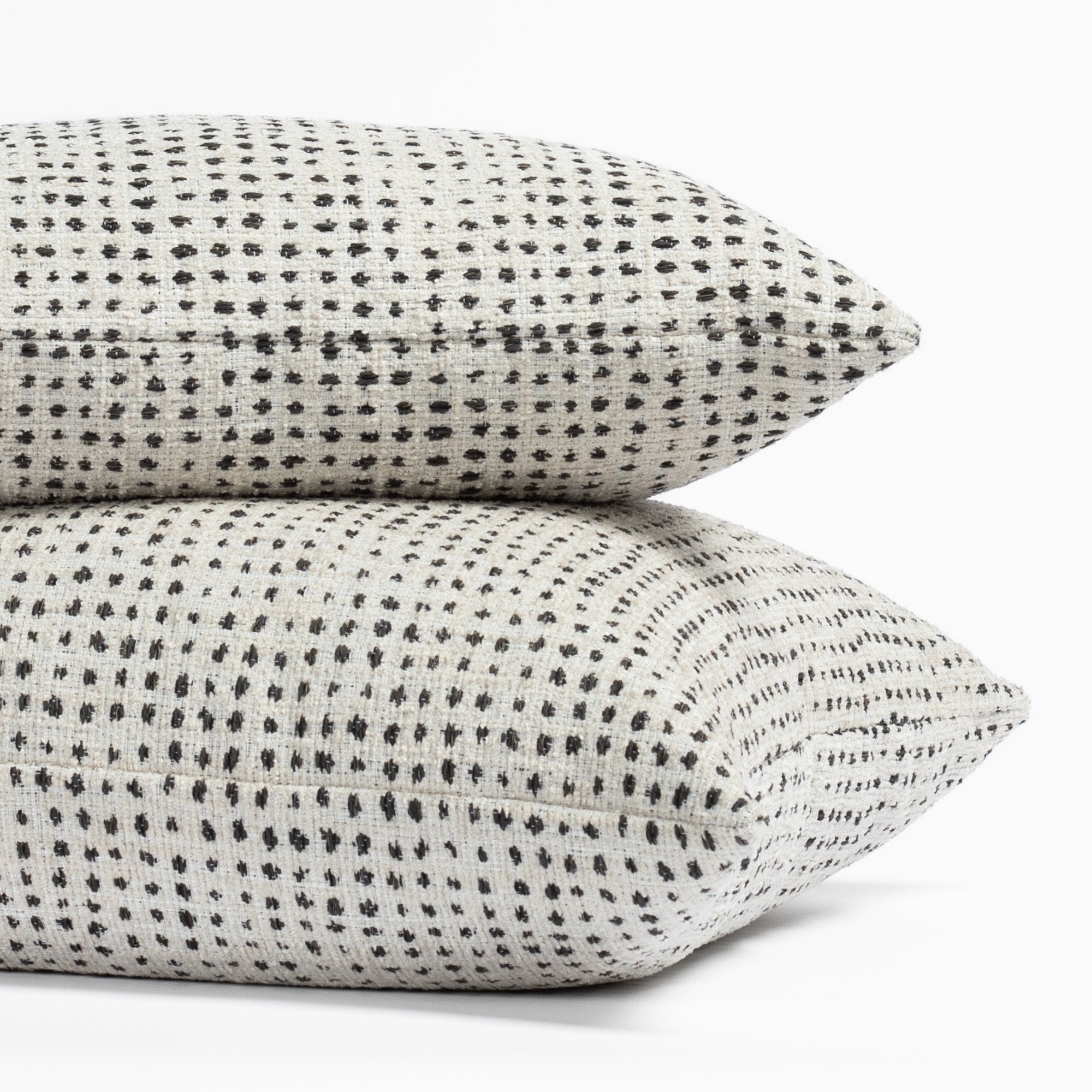 Celeste 14x20 Lumbar Pillow Cover - Modern Domino Pattern Decorative Cushion for Sofa, Bed, or Office Chair - Home & Living Room Decor Accessory