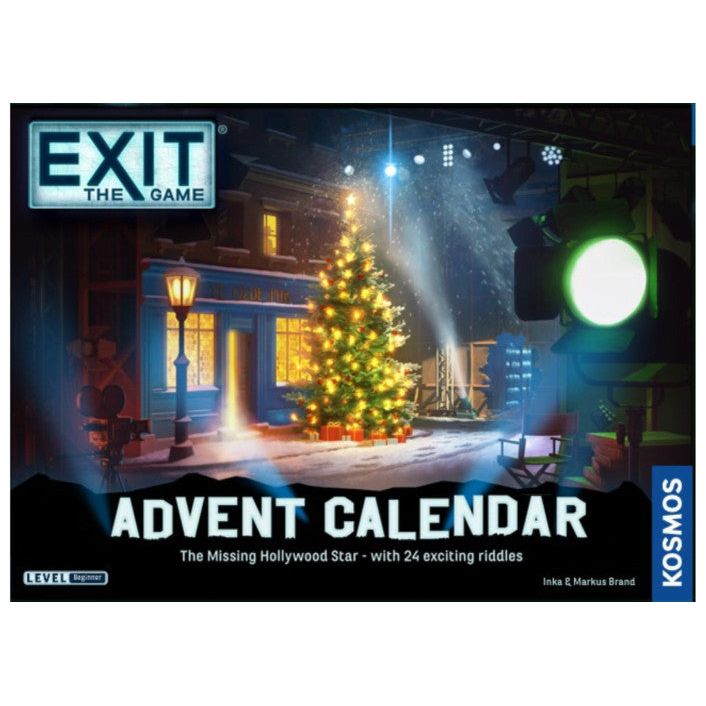 Exit: The Game – Advent Calendar: The Missing Hollywood Star | Escape Room Puzzle Game for Adults & Teens | Perfect for Holiday Parties & Family Game Nights
