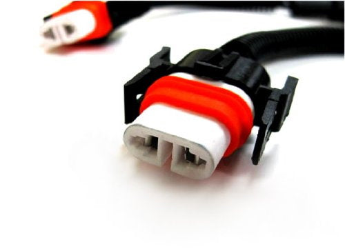 H11 & H8 Ceramic Wire Harness Sockets Adapters for Headlights & Fog Lamps - Durable Lighting Connectors for Cars, Trucks, SUVs & Off-Road Vehicles