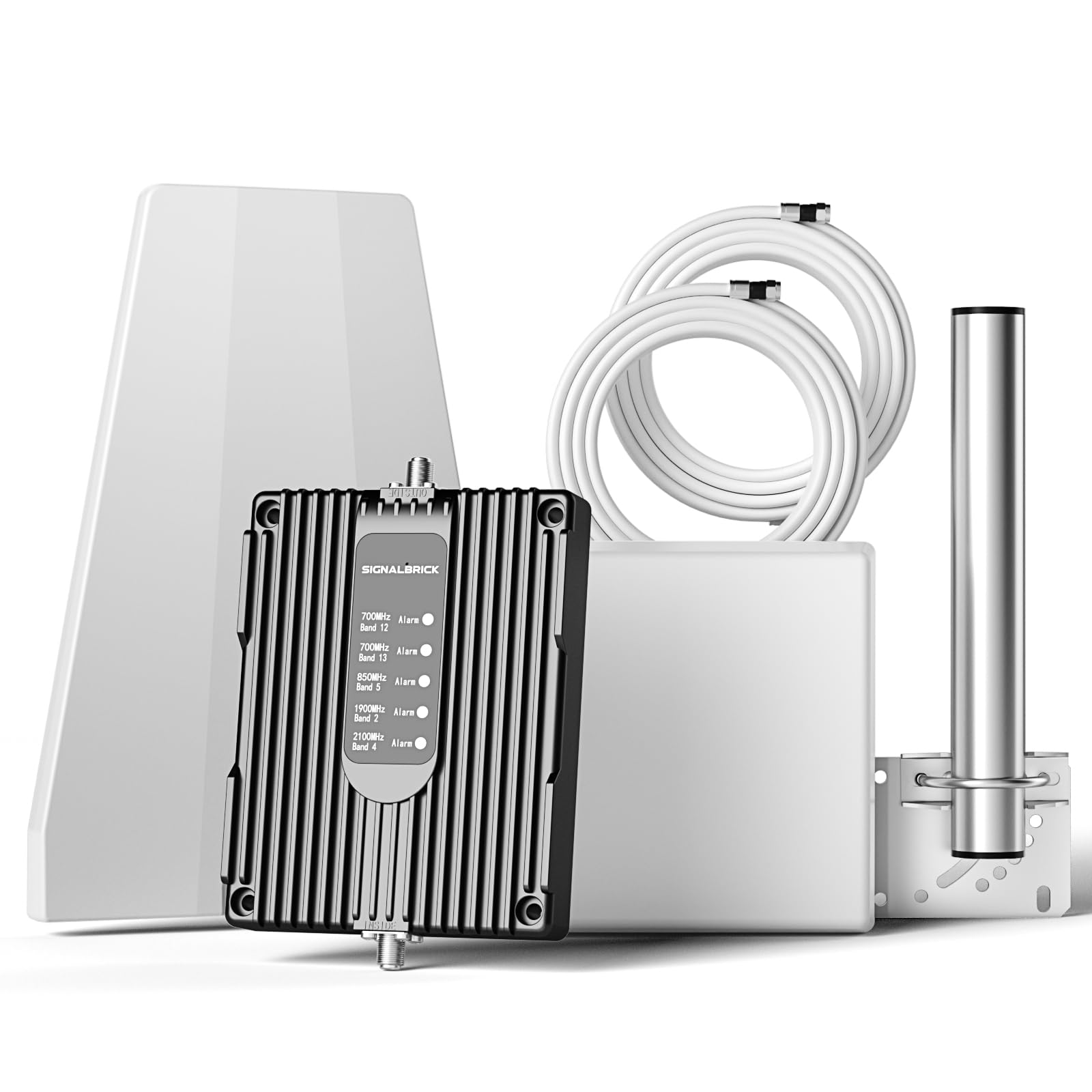 5G 4G LTE Cell Phone Signal Booster for Home & Office - Up to 5,000 Sq Ft Coverage, FCC Approved Multi-Band Amplifier for Verizon, AT&T, T-Mobile & All US Carriers - Perfect for Rural Areas, Basements & Large Spaces
