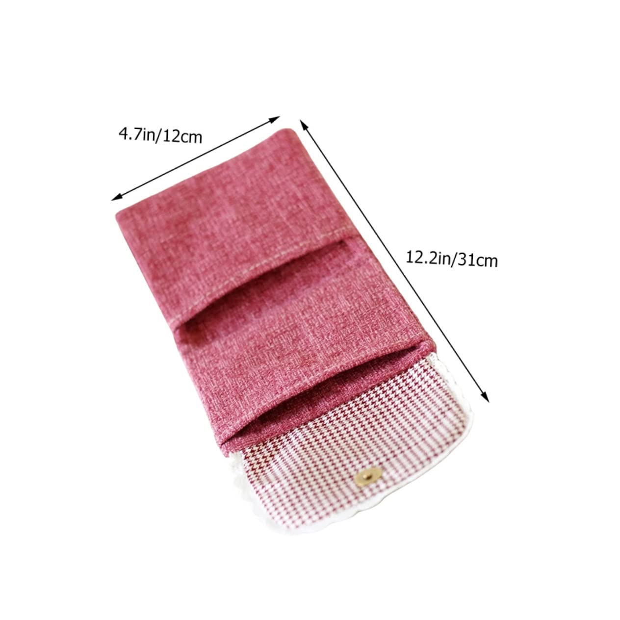 IWOWHERO 2 Pack Sanitary Napkin Bags - Reusable Menstrual Pad Holder, Tampon Storage Organizer & Cotton Pouch - Perfect for Travel, Gym, Work & School Essentials